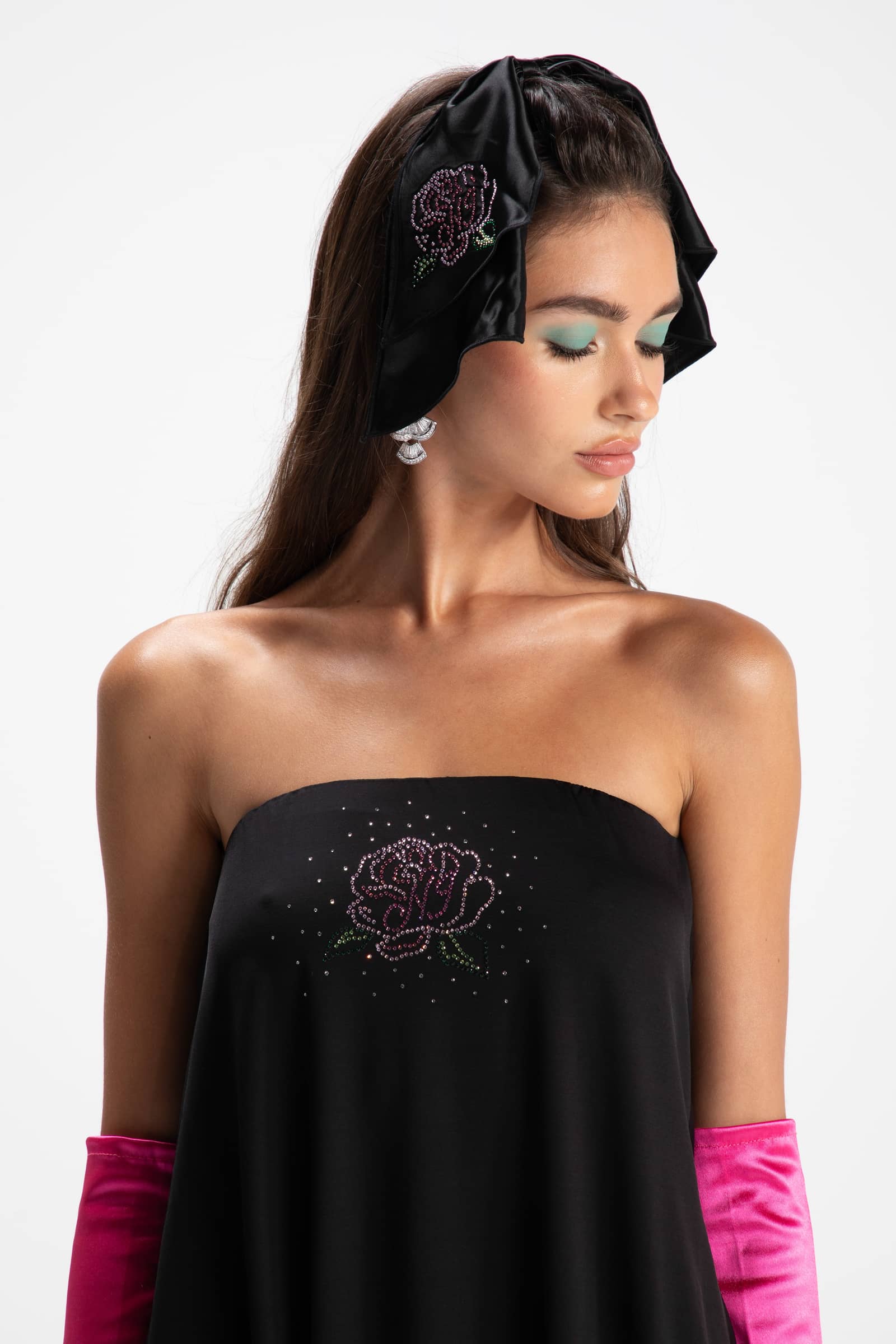 Sara Rose Dress (Final Sale) in Black made by Nana Jacqueline