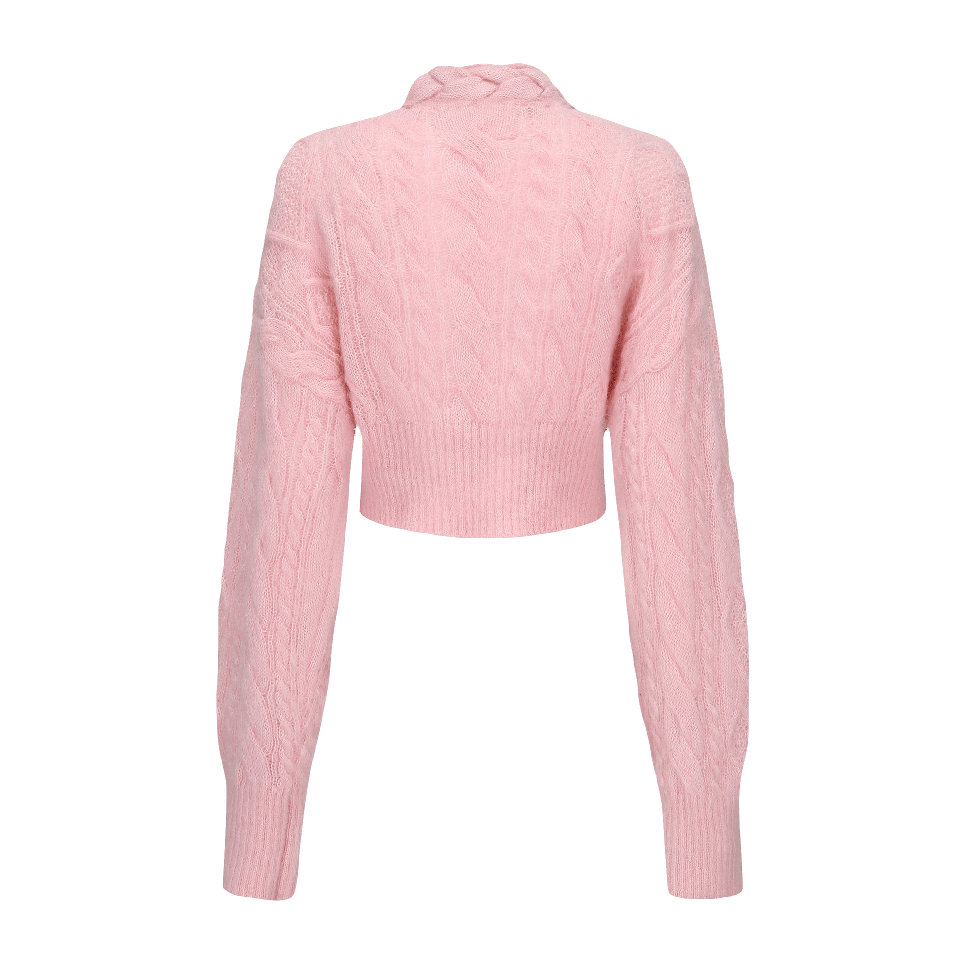 Carmen Diamond Knit Sweater (Pink) (Final Sale) in Pink made by Nana Jacqueline