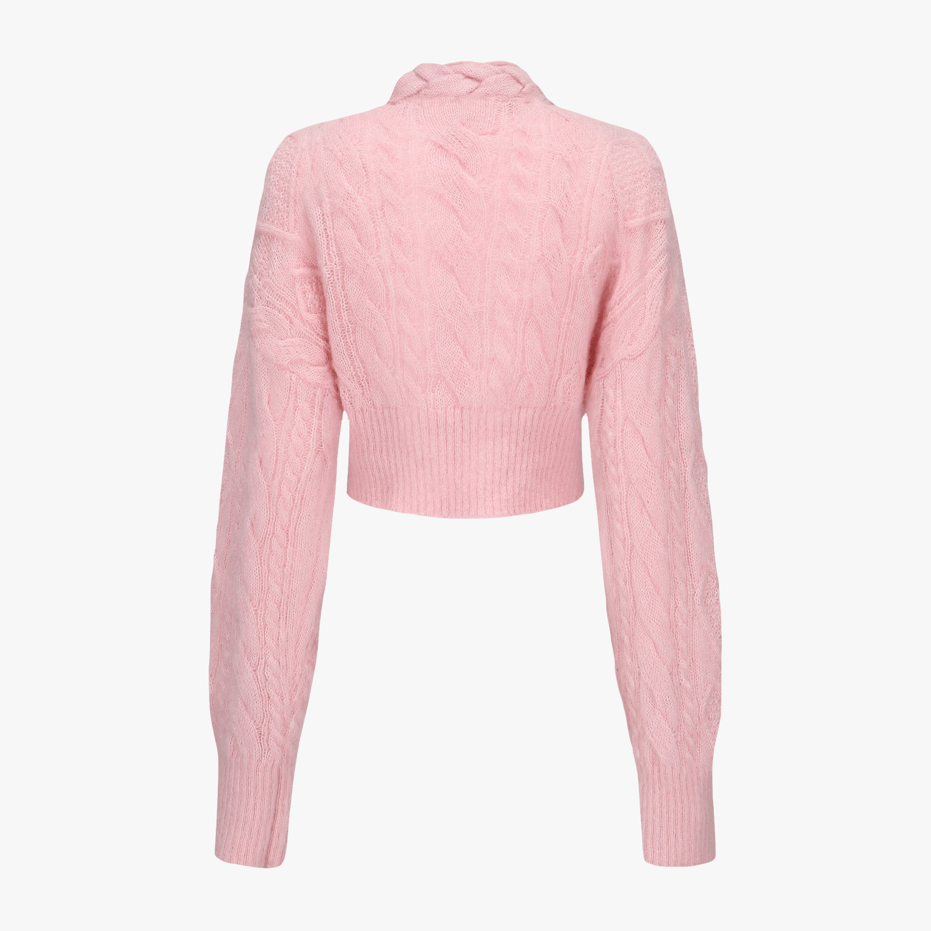 Carmen Diamond Knit Sweater (Pink) (Final Sale) in Pink made by Nana Jacqueline