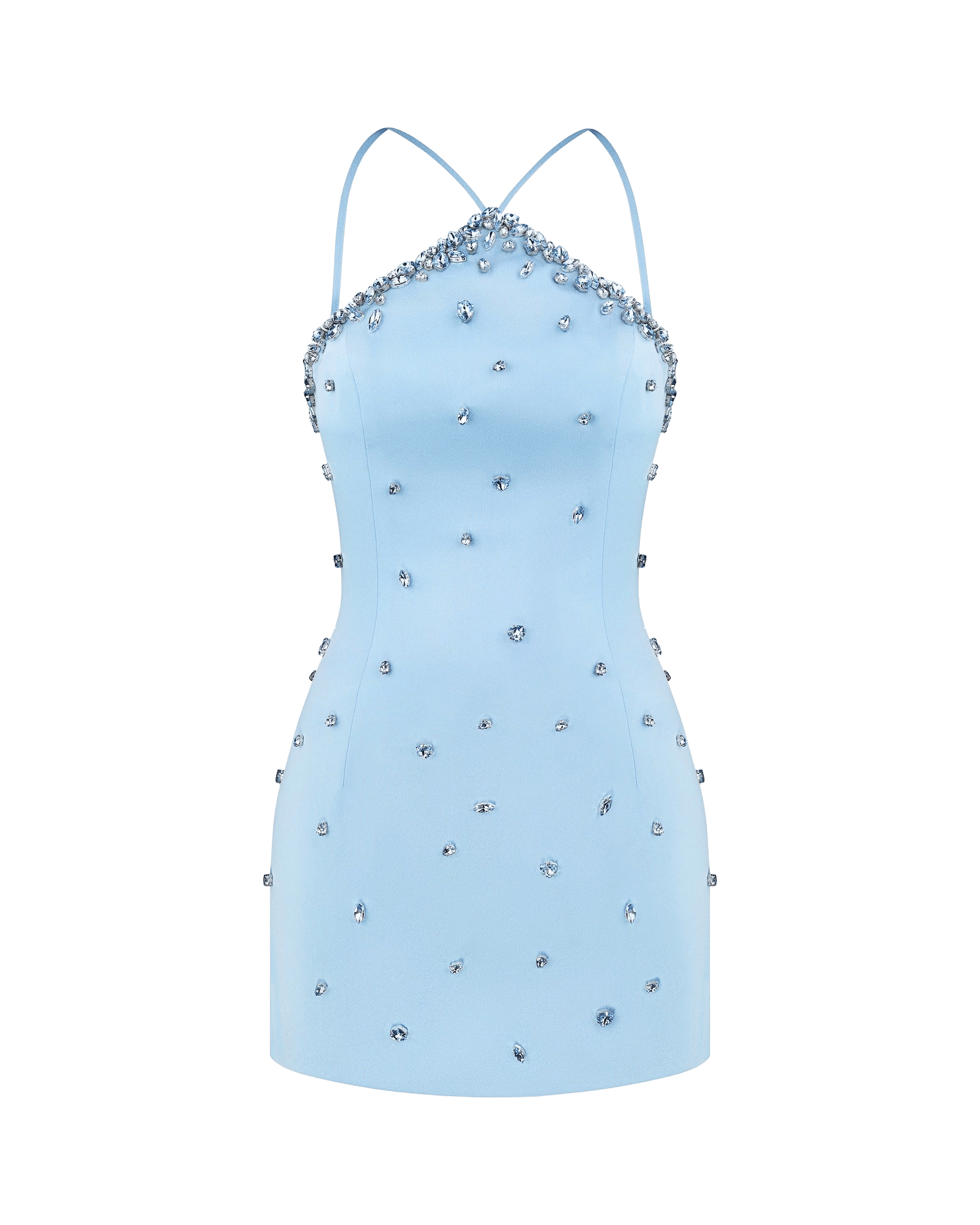 Halter Neck Embellished Mini Dress made by NDS The Label