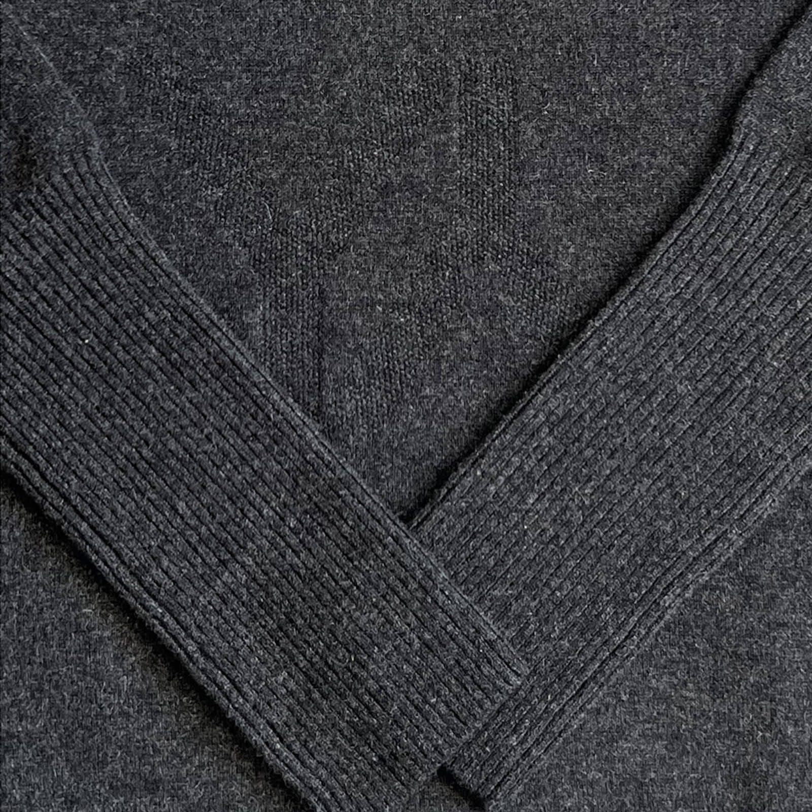 Boxy Sweater With YY Logo Dark Grey made by YLIANA YEPEZ