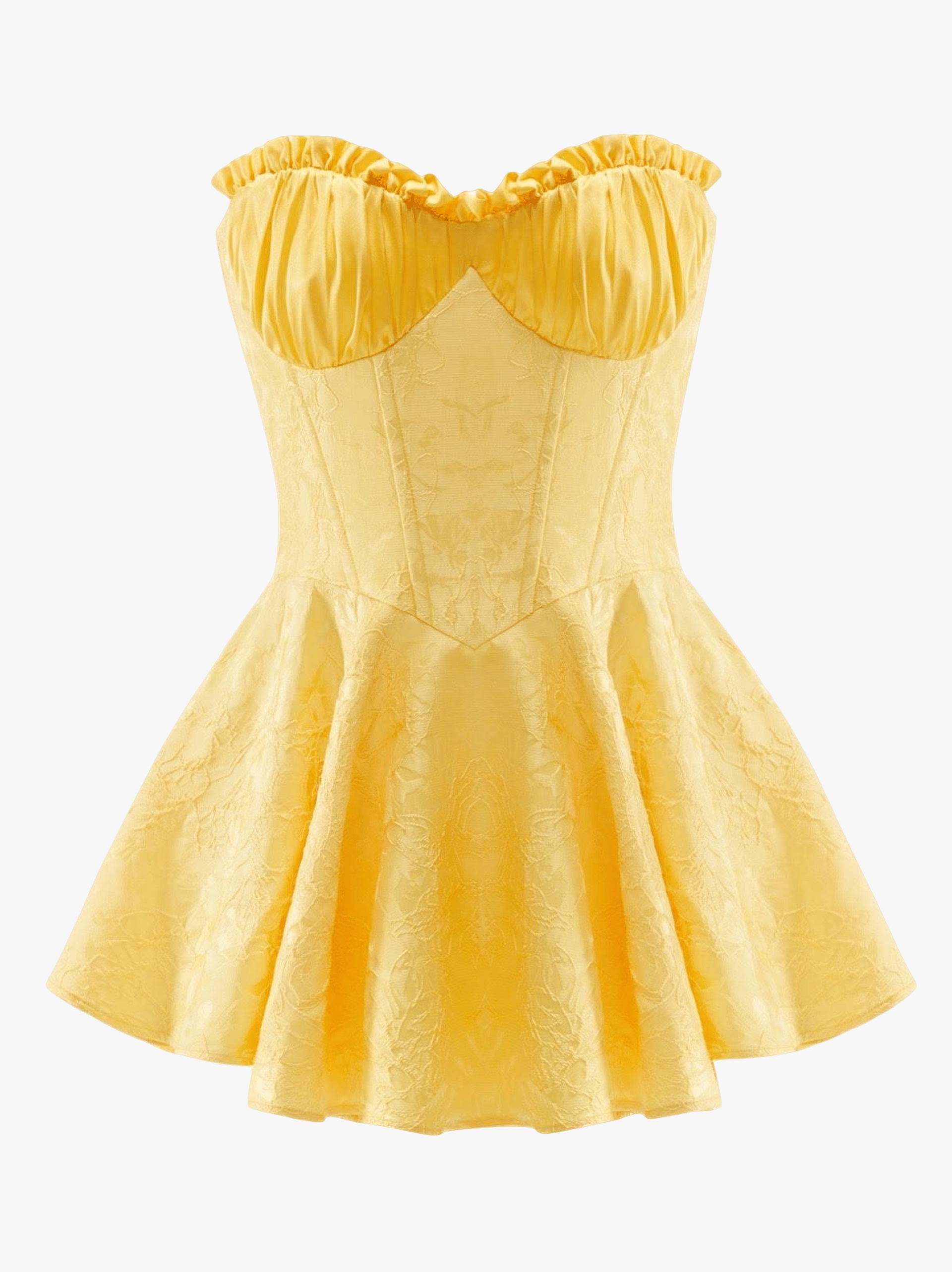 Airina Dress (Yellow) in Yellow made by Nana Jacqueline
