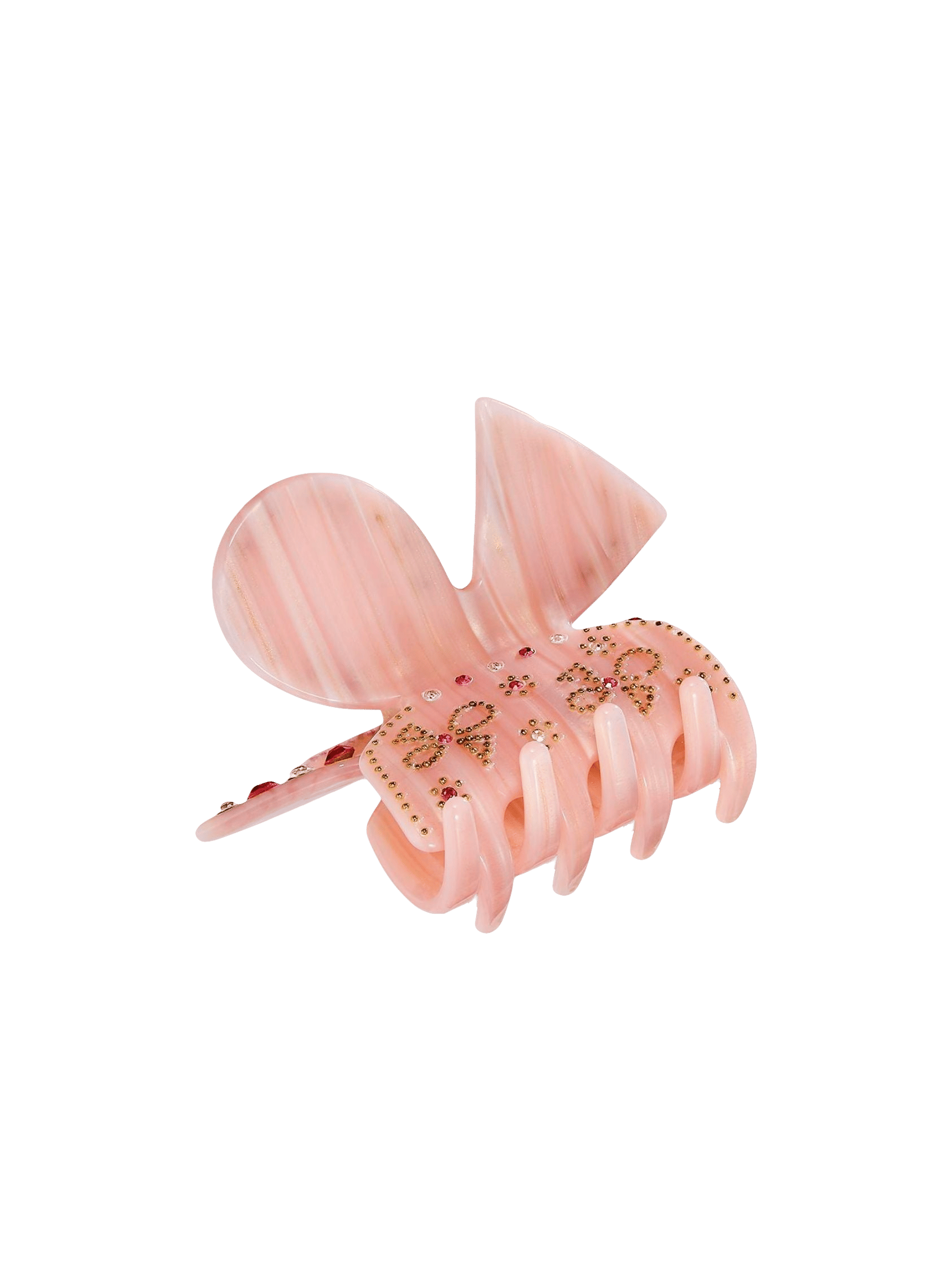 Chloe Crystal Butterfly Claw Clip (Pink) in Pink made by Nana Jacqueline