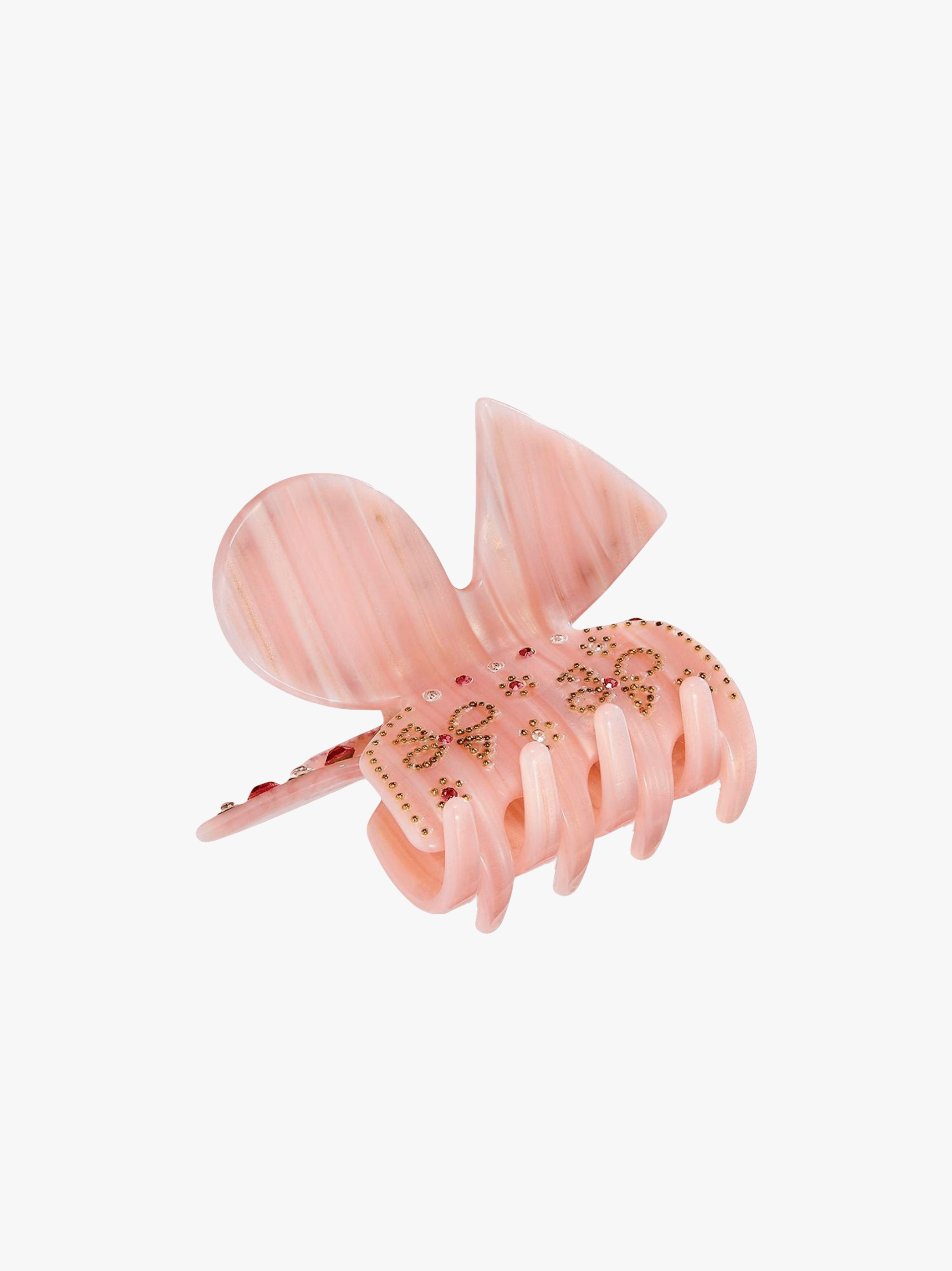 Chloe Crystal Butterfly Claw Clip (Pink) in Pink made by Nana Jacqueline