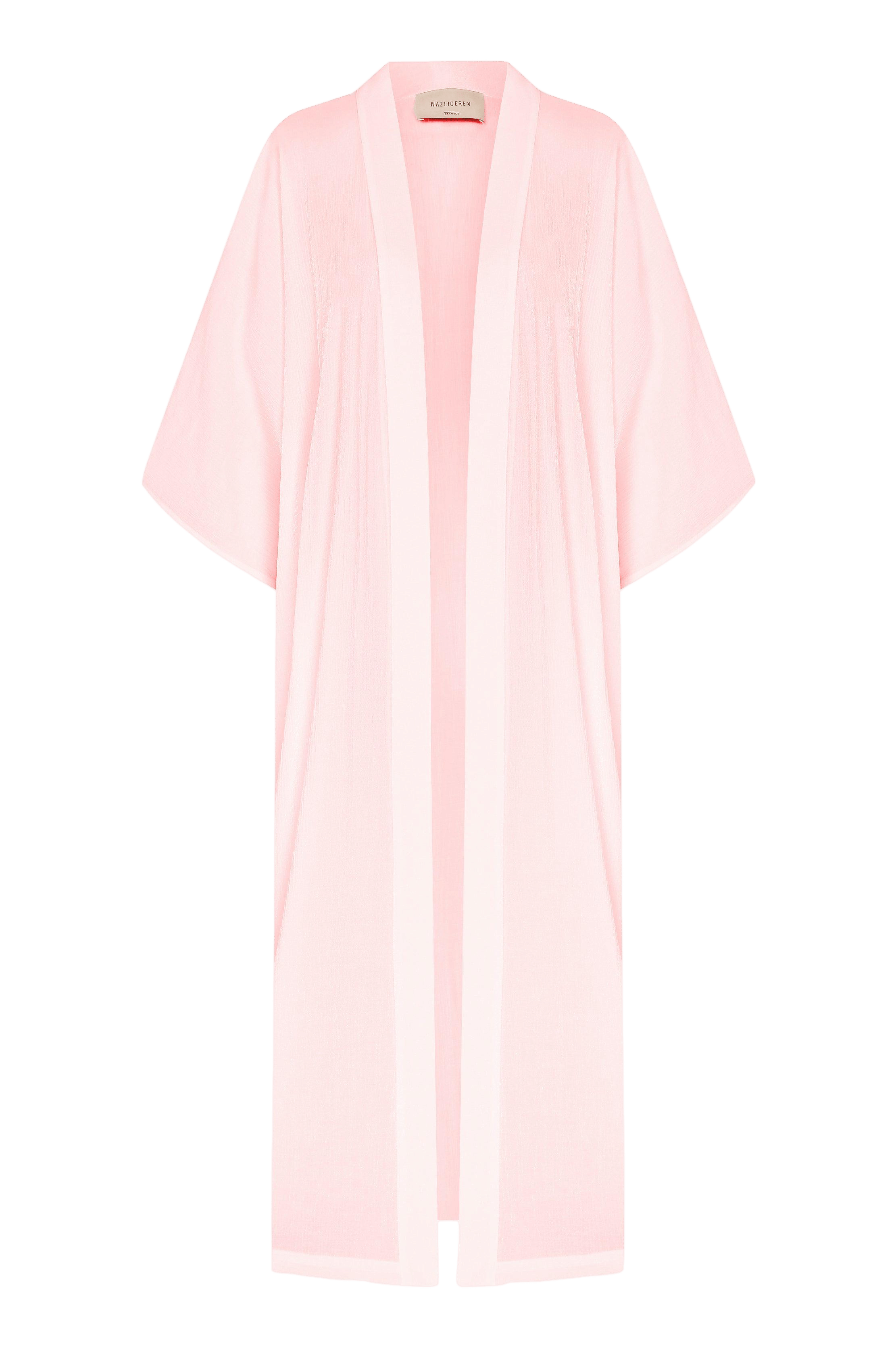 Rache Kaftan in Salmon Pink made by Nazli Ceren