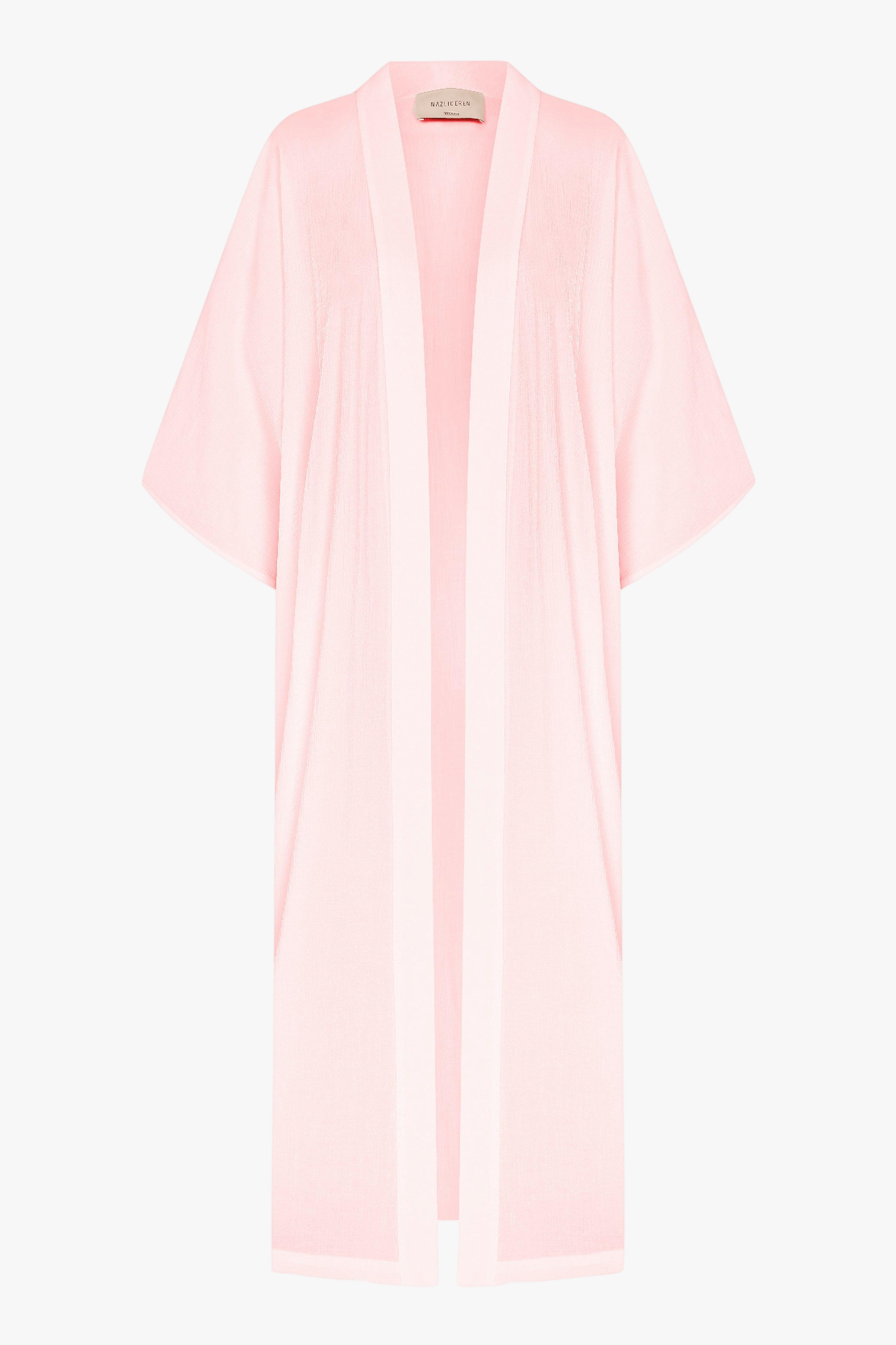 Rache Kaftan in Salmon Pink made by Nazli Ceren