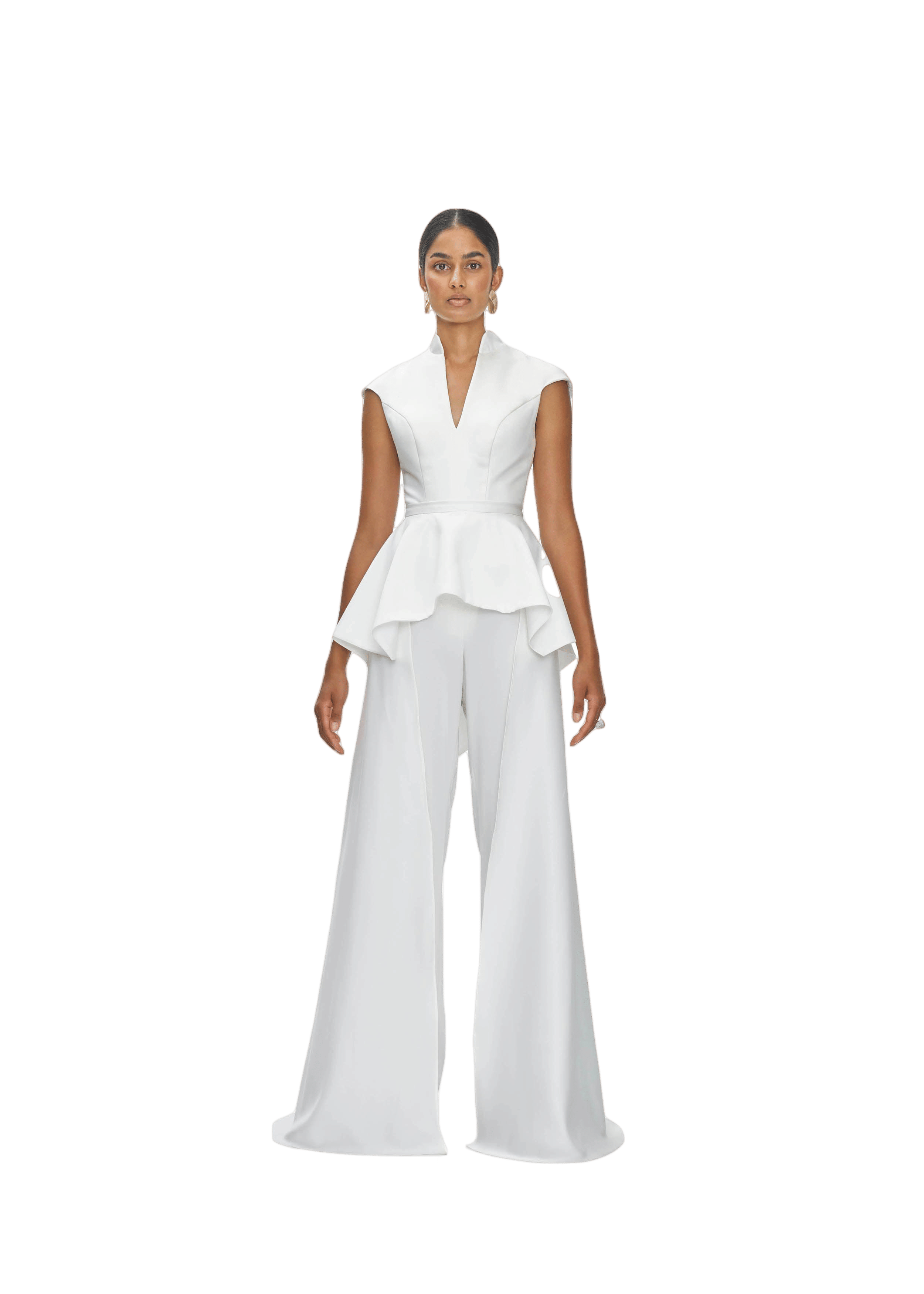 EDON PEPLUM PANTS made by Andrea Iyamah