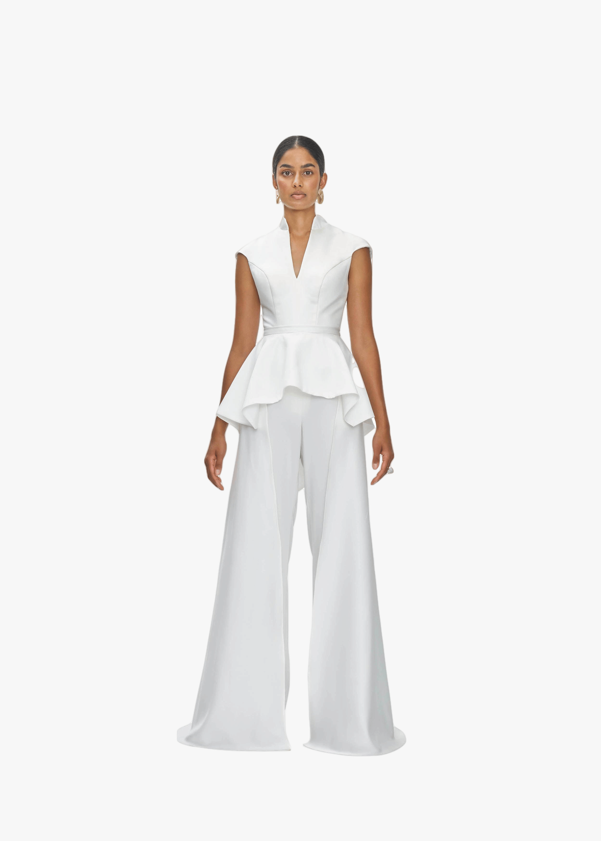 EDON PEPLUM PANTS made by Andrea Iyamah