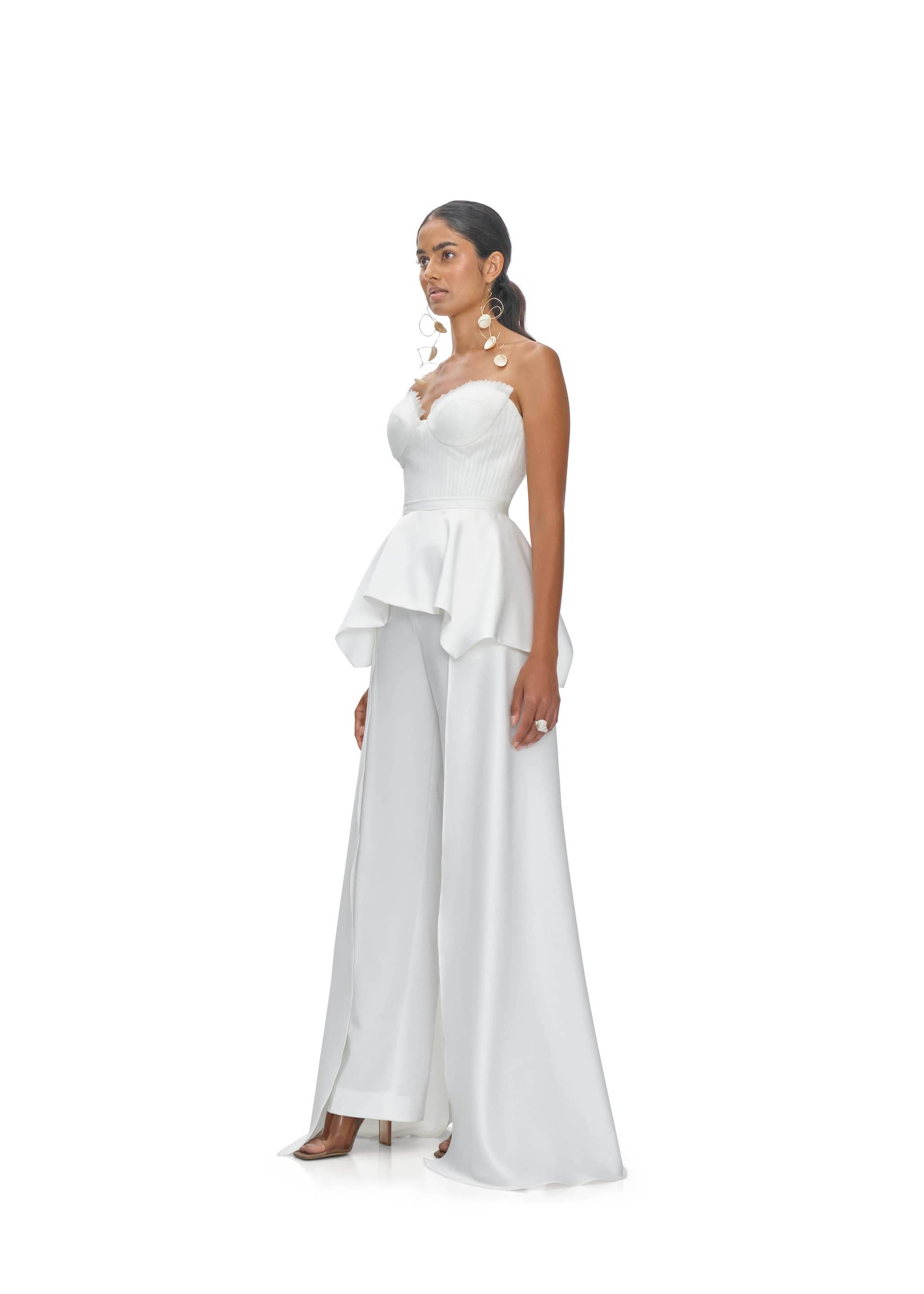 EDON PEPLUM PANTS made by Andrea Iyamah