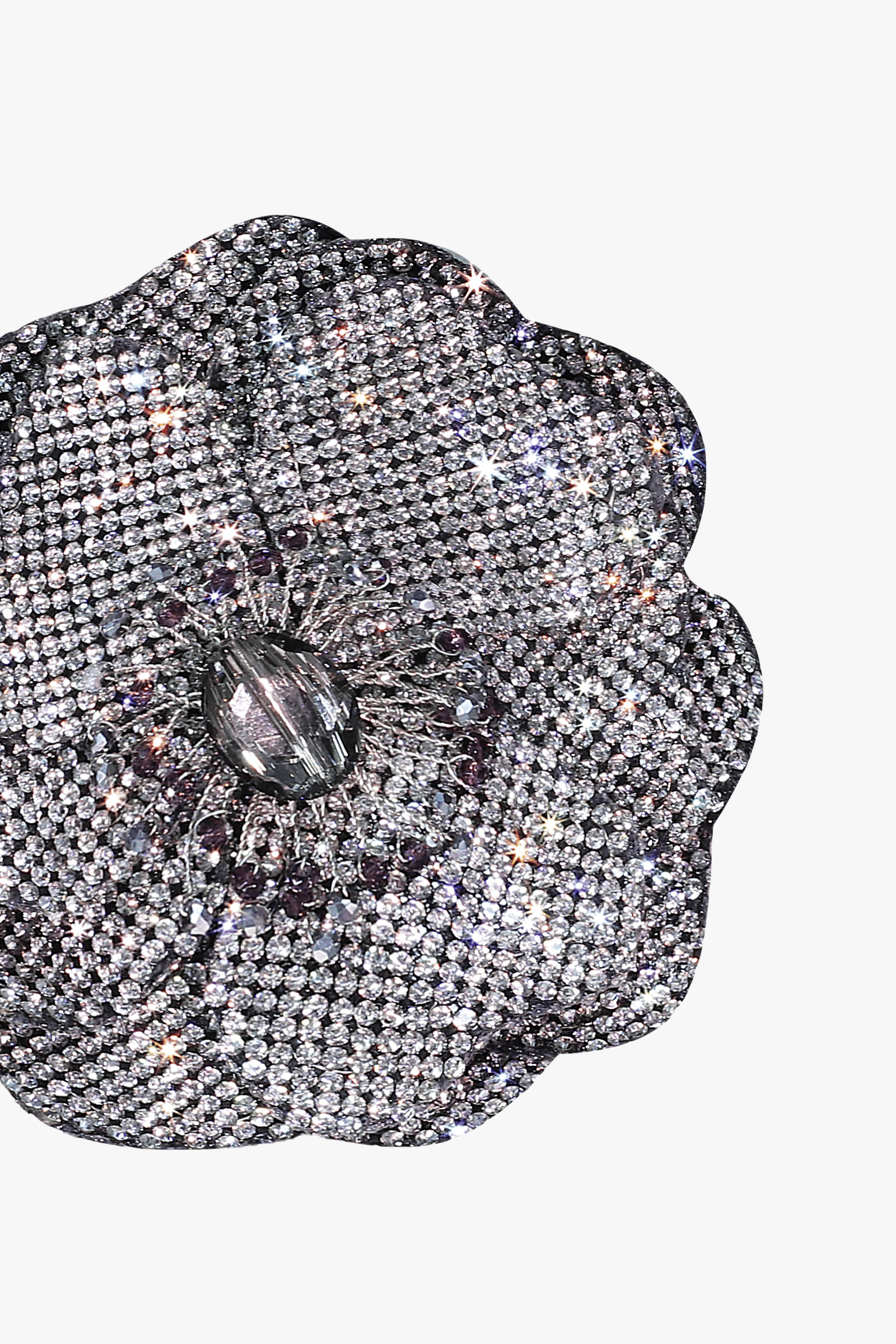 POPPY CRYSTAL CHOKER in Silver made by NUÉ