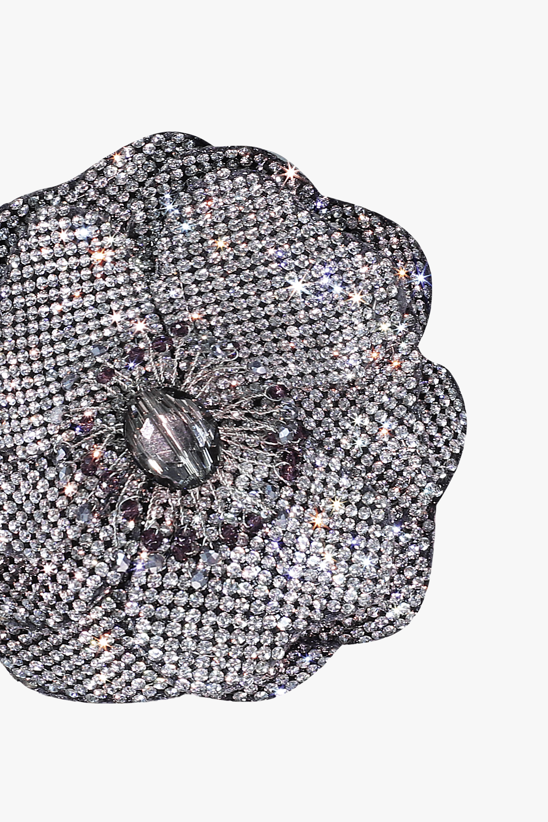 POPPY CRYSTAL CHOKER in Silver made by NUÉ