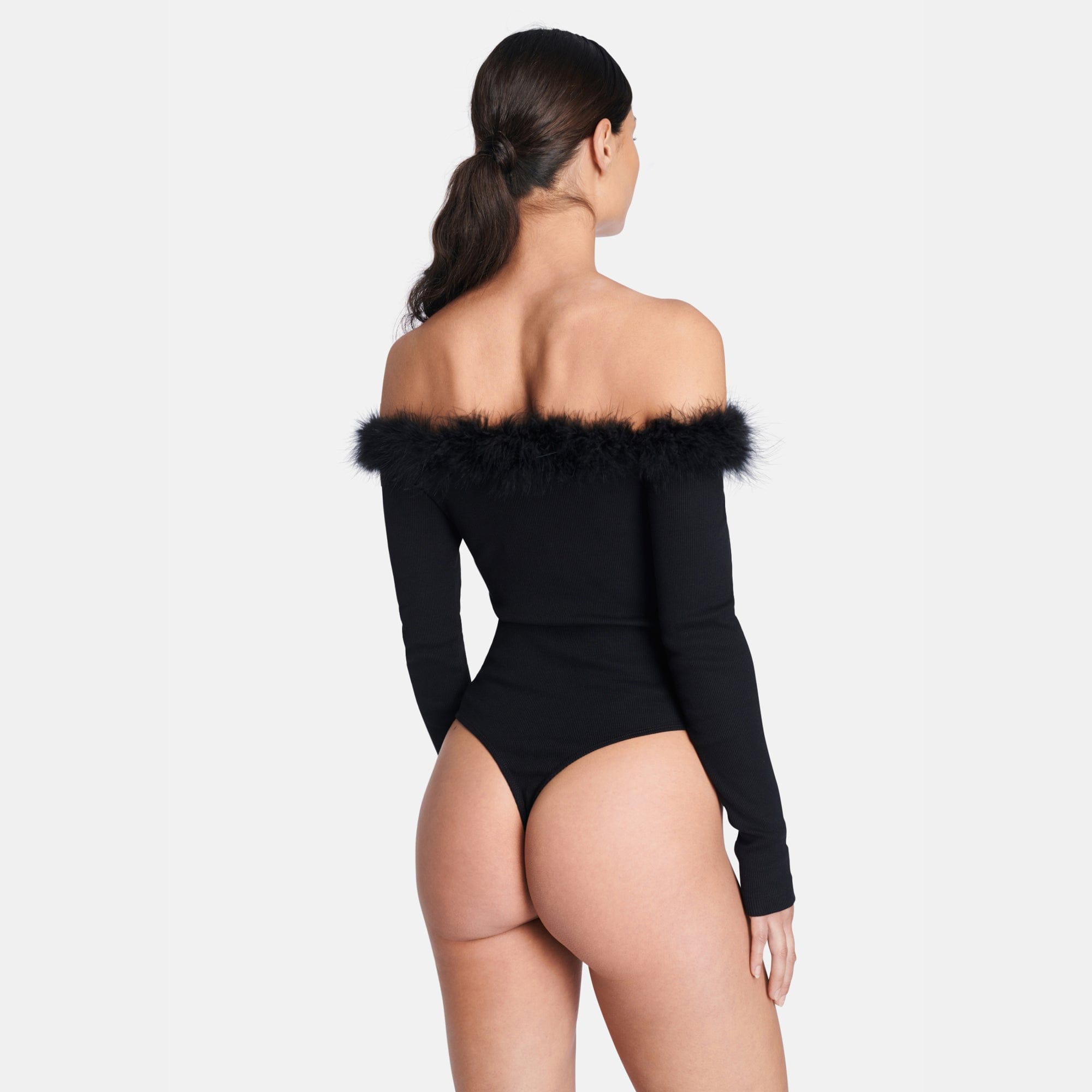 MIRANDA Feather Bodysuit made by OW Collection