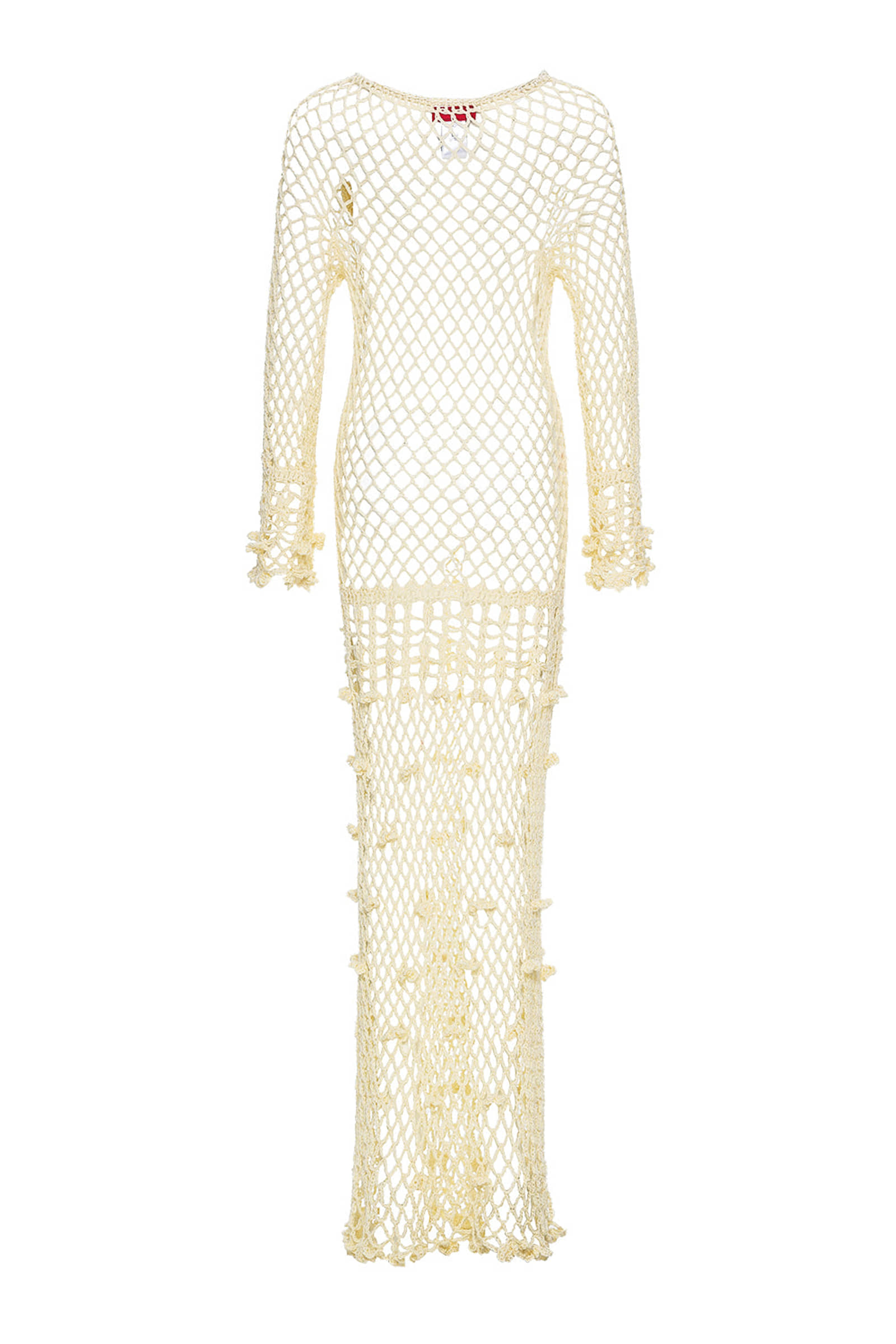 Butter Yellow Vanilla Handmade Crochet Dress made by ANDREEVA