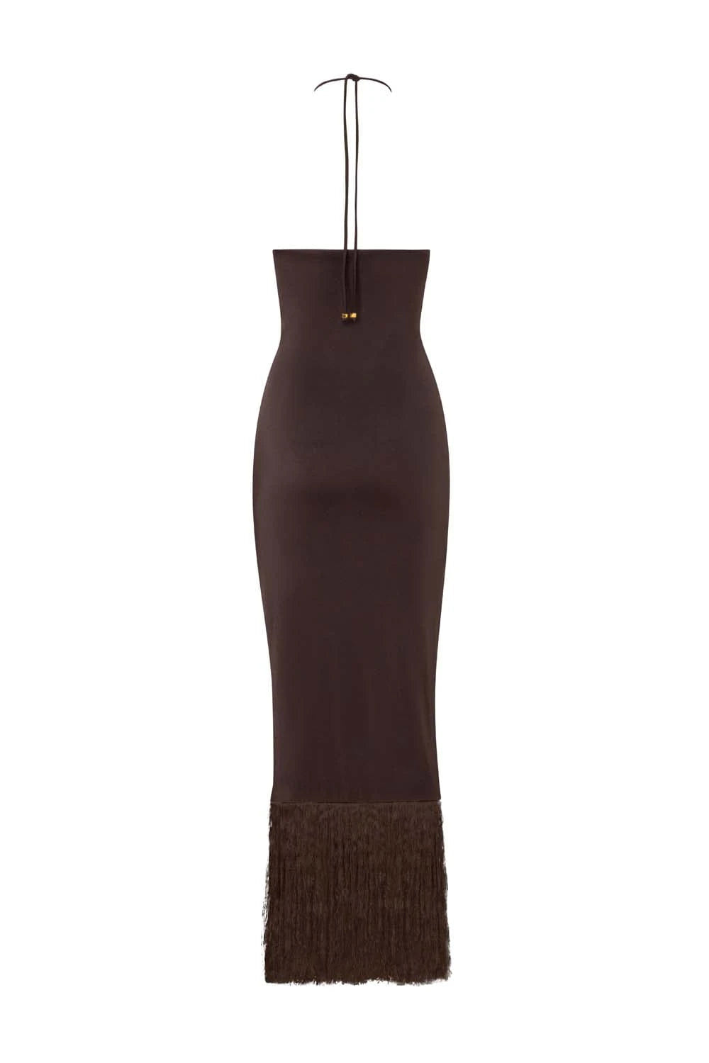 baobab brown dress Asymmetrical Satin Midi Dresses Layered Skirt