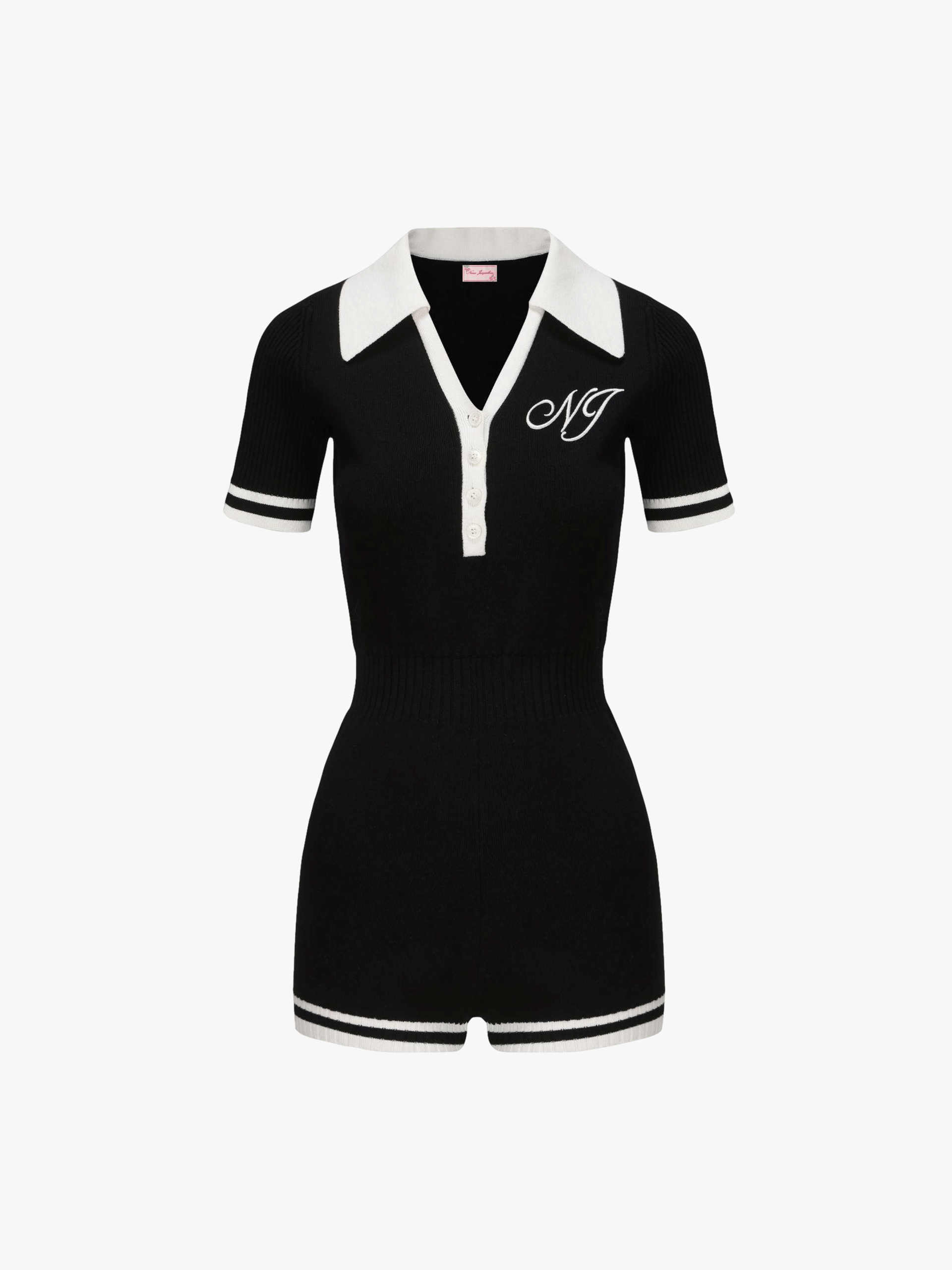 Lexi Knit Romper (Black) in Black made by Nana Jacqueline