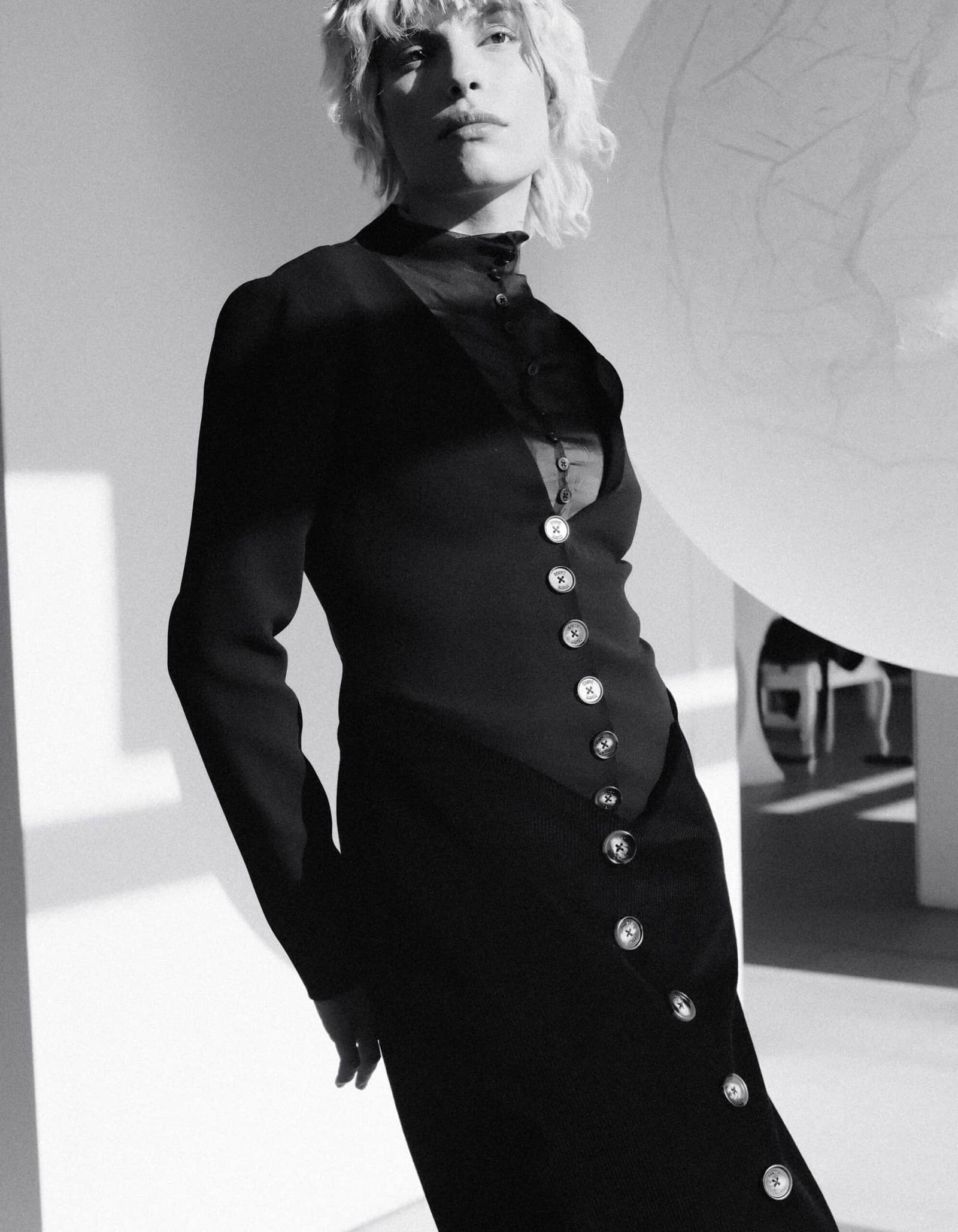 TRES Black Midi Dress made by MAET