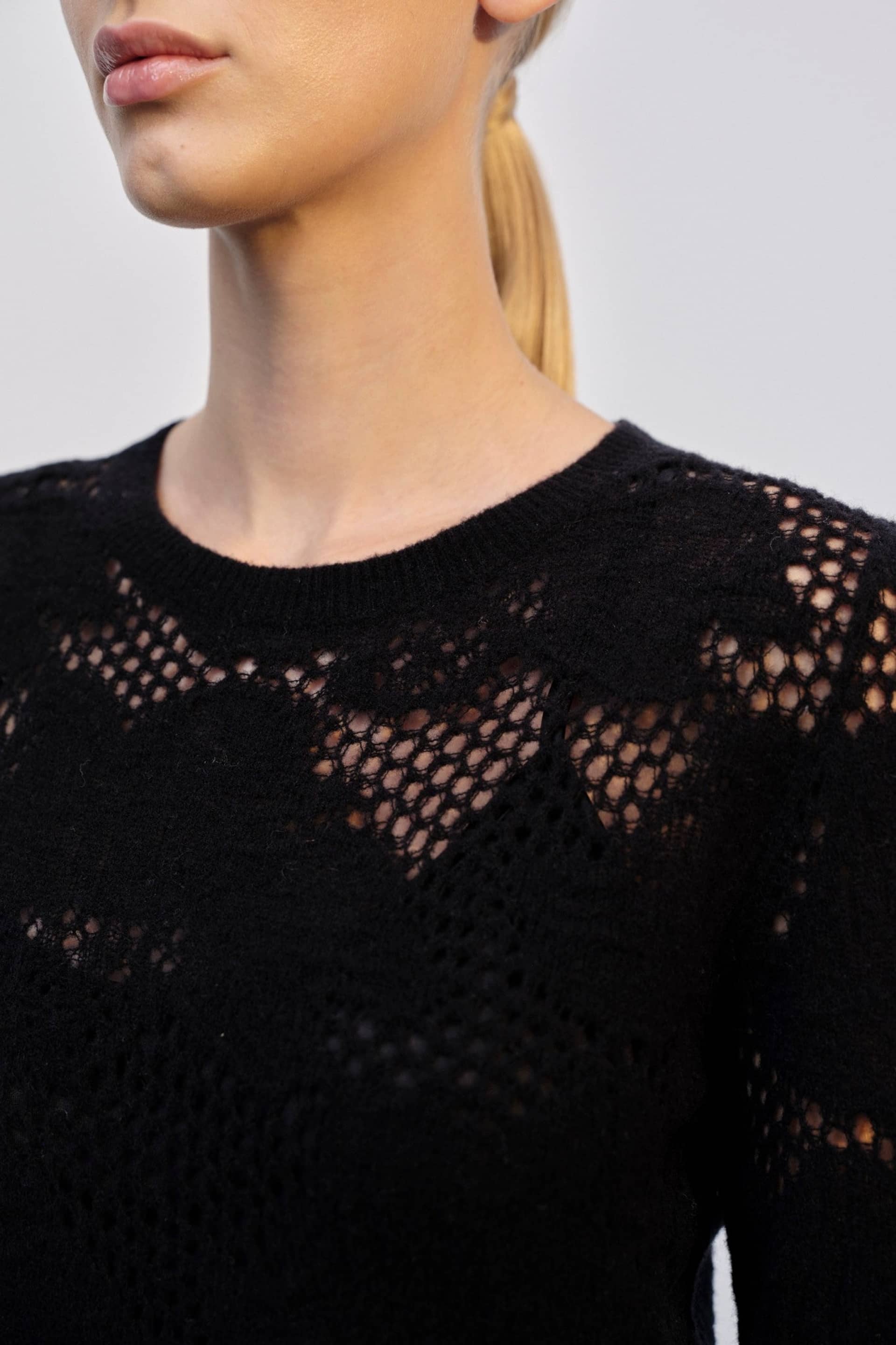 Haely Knit Dress - Black made by HERSKIND