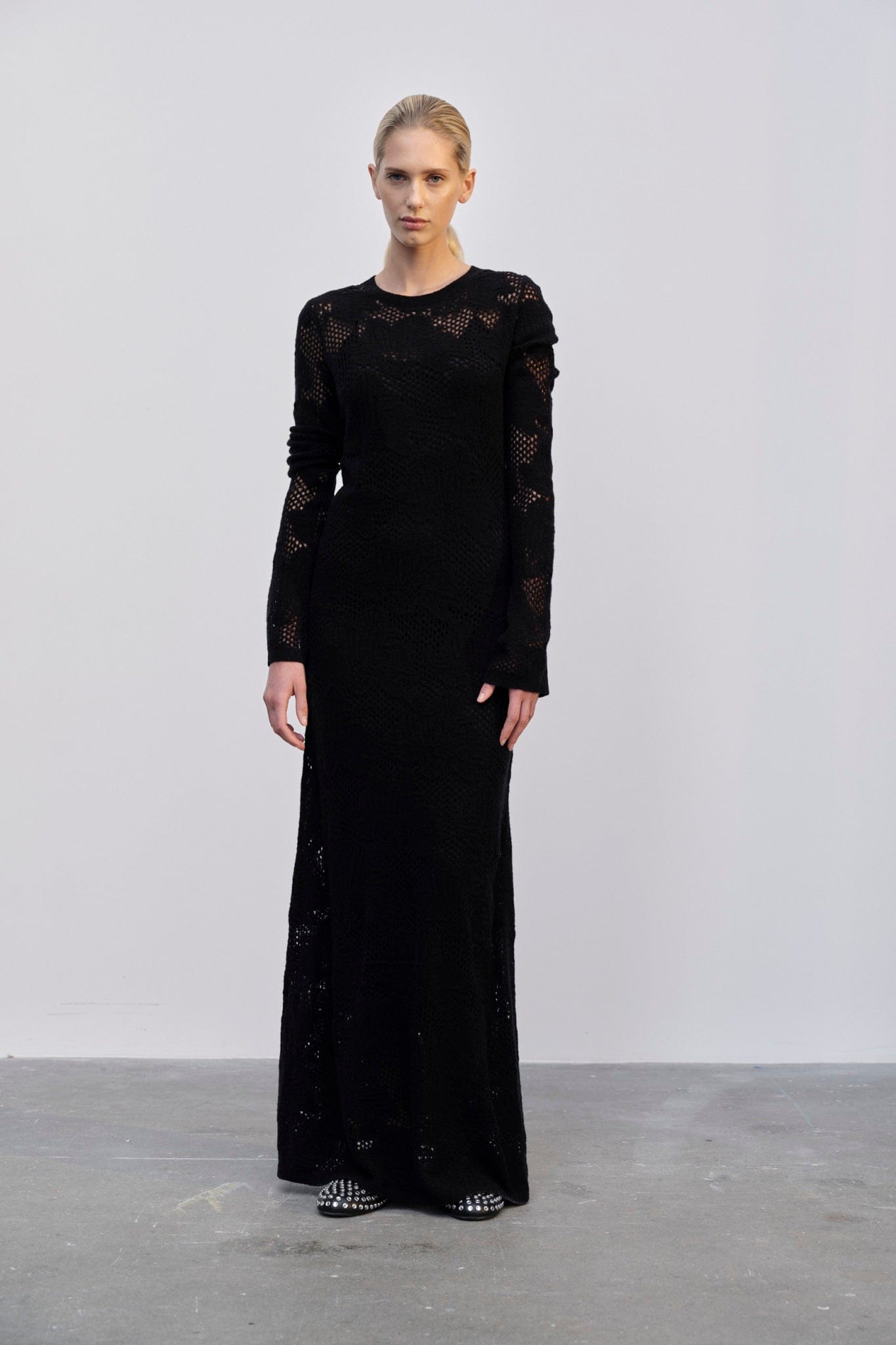 Haely Knit Dress - Black made by HERSKIND