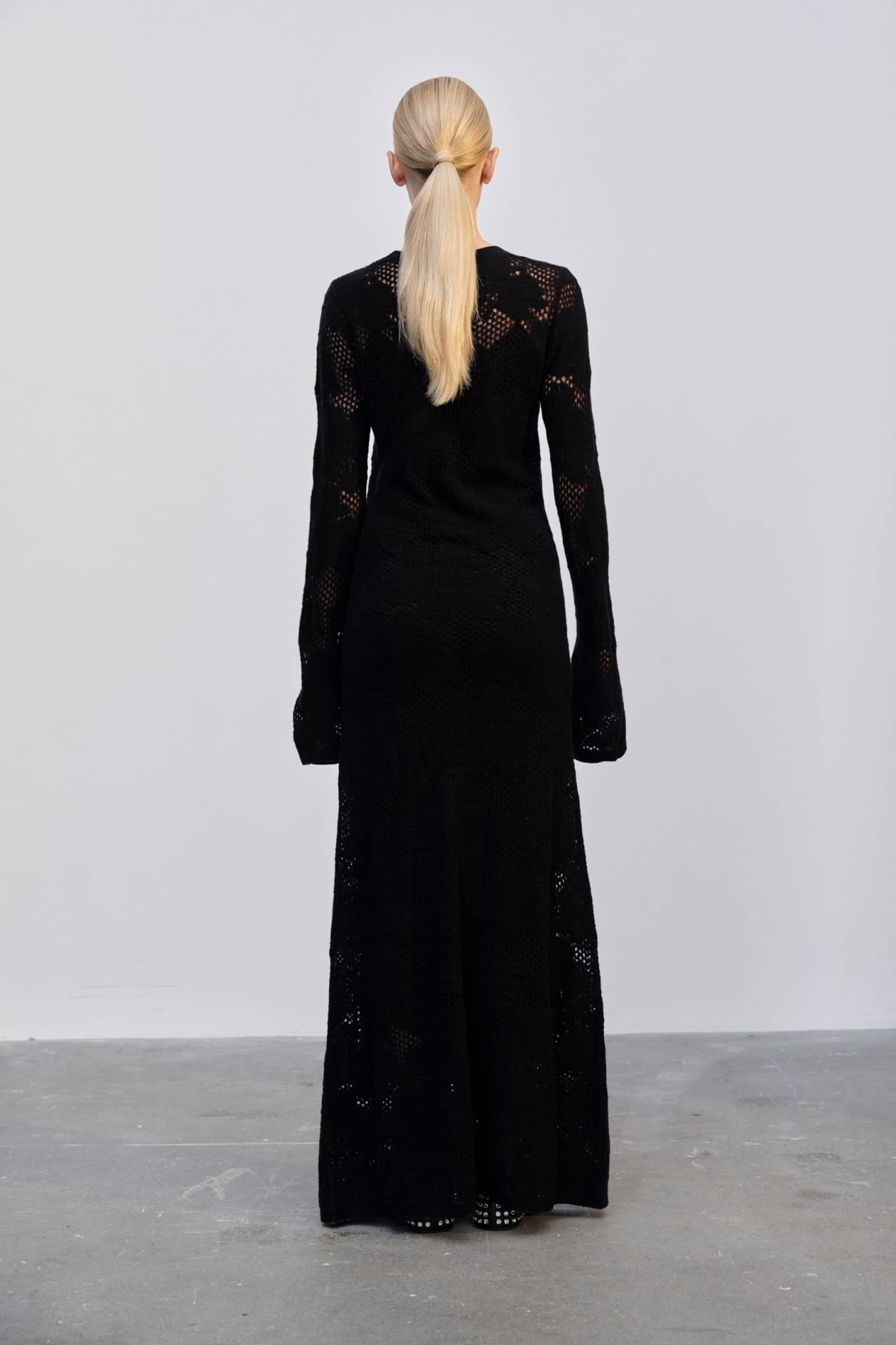 Haely Knit Dress - Black made by HERSKIND