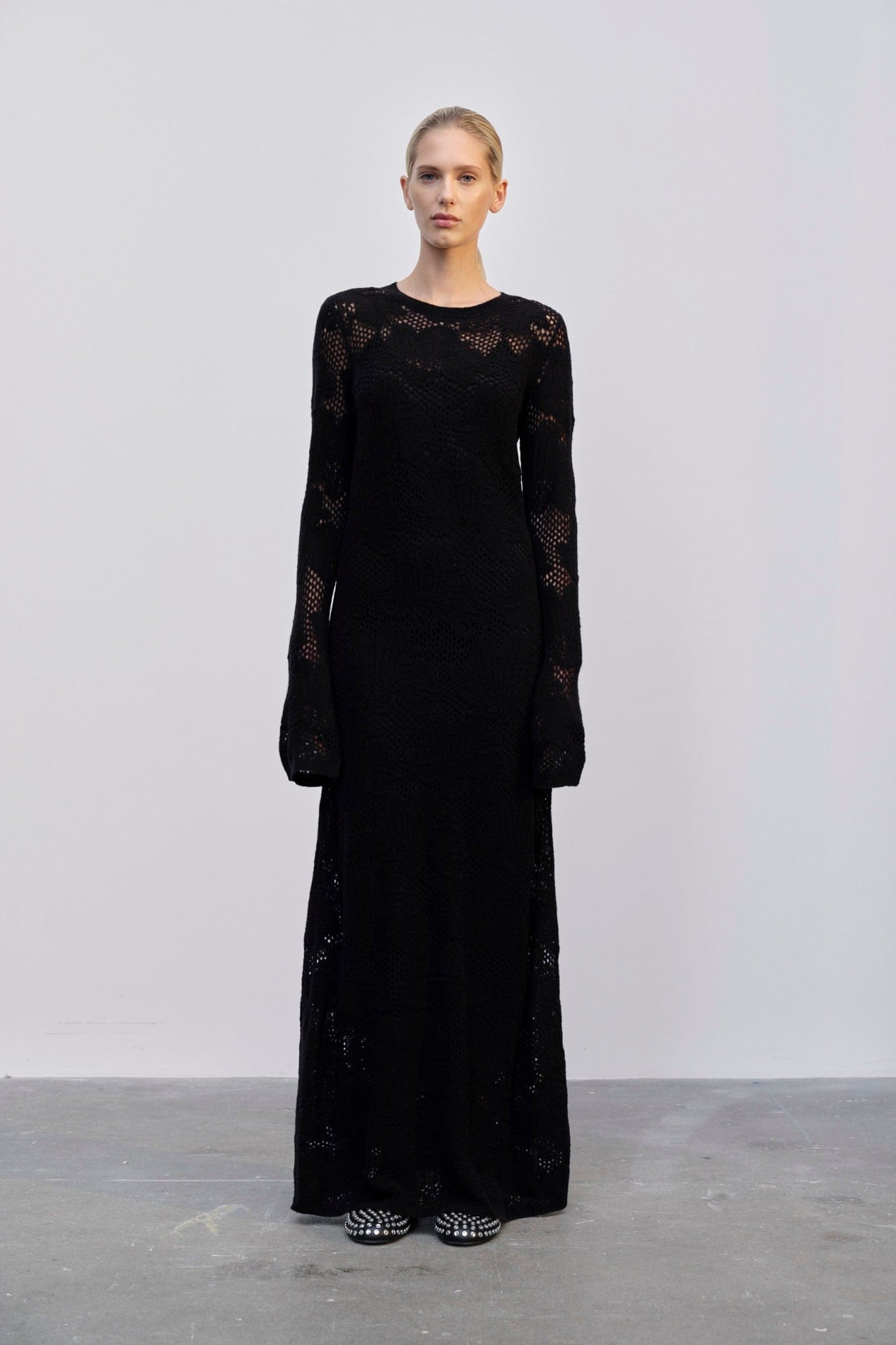 Haely Knit Dress - Black made by HERSKIND