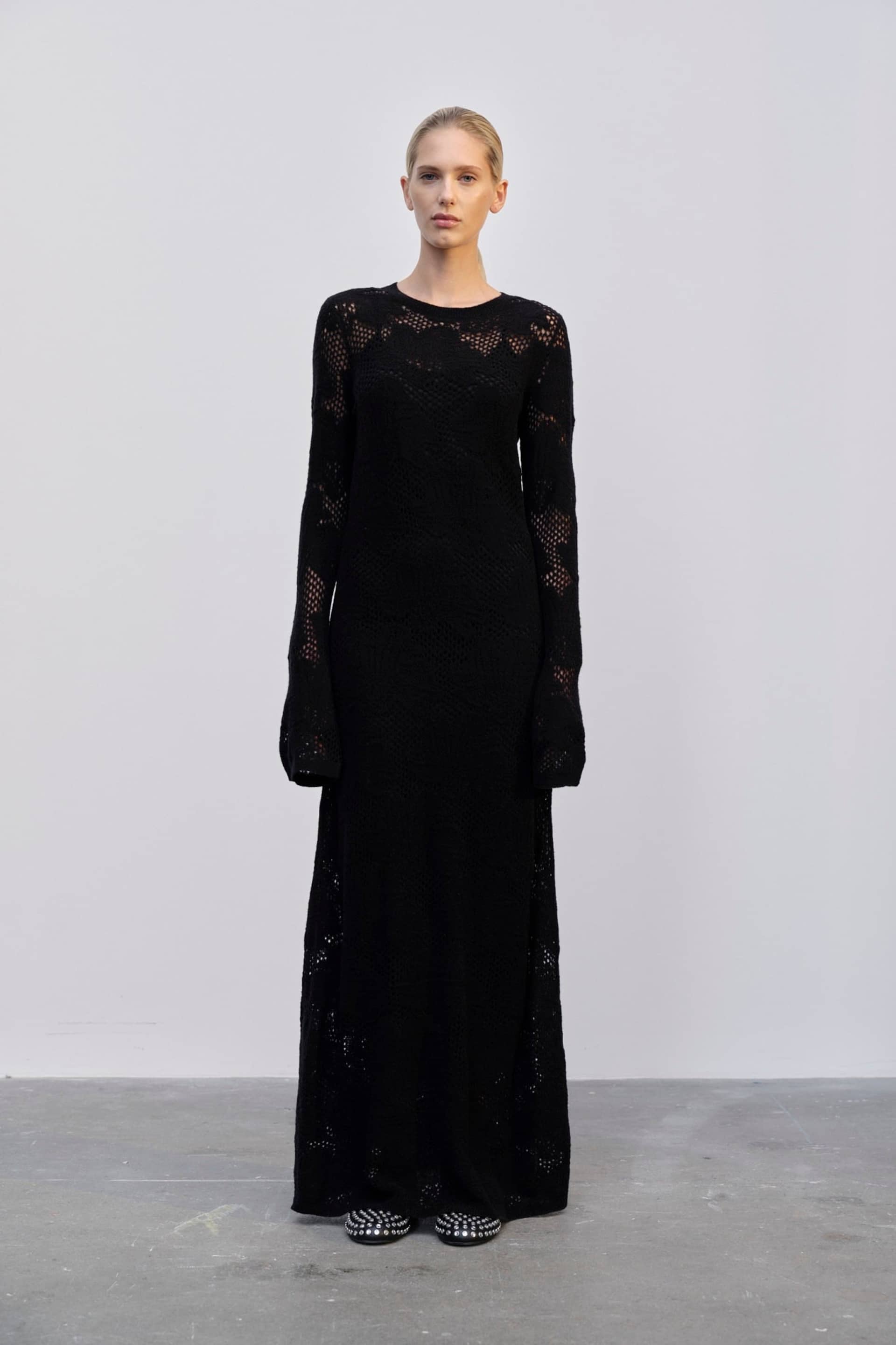 Haely Knit Dress - Black made by HERSKIND