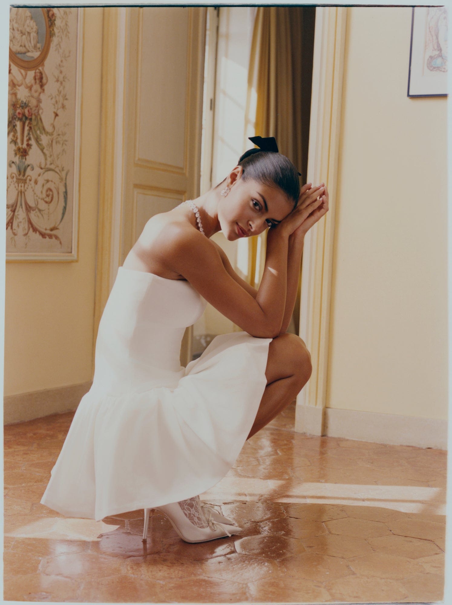 Josie Dress (White) made by Nana Jacqueline