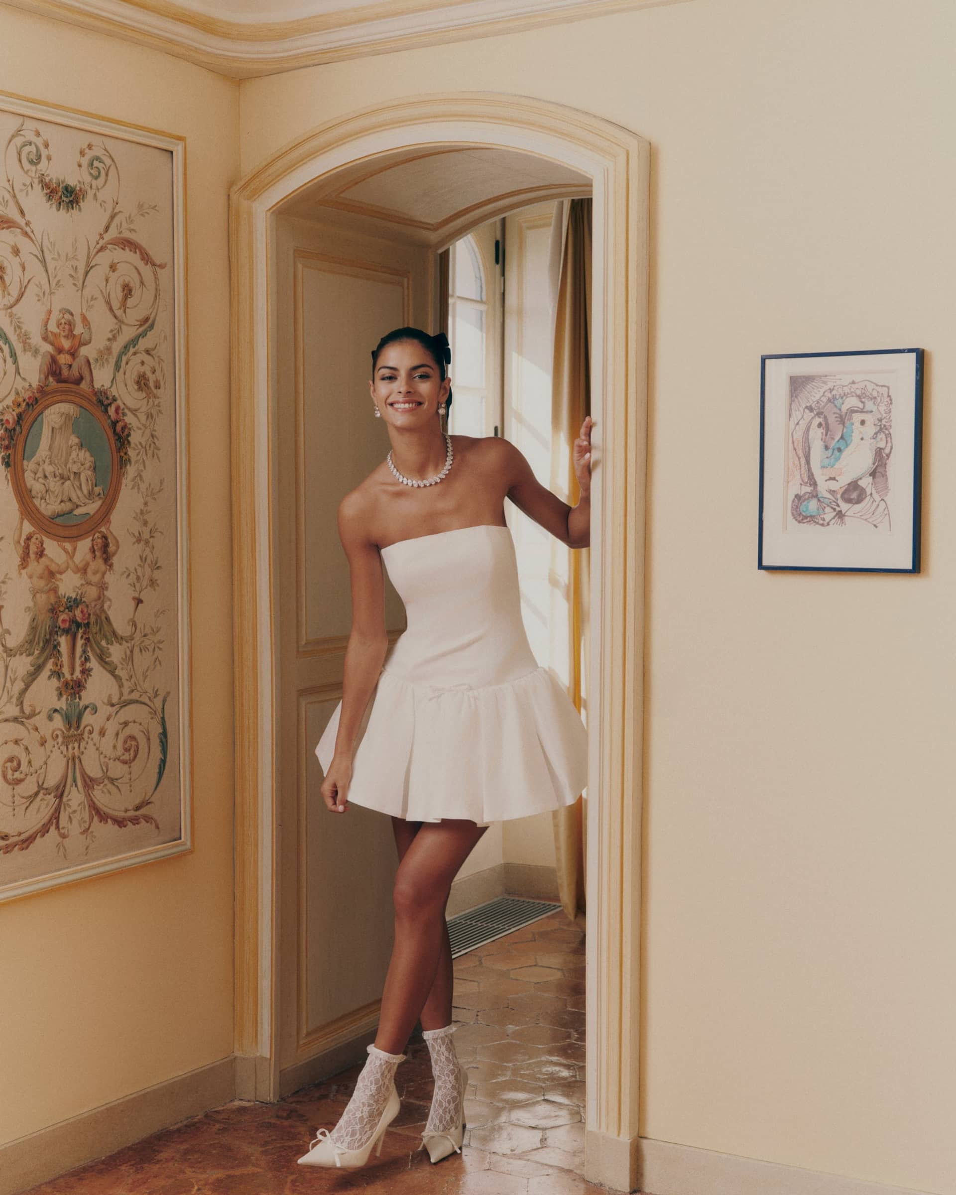 Josie Dress (White) made by Nana Jacqueline