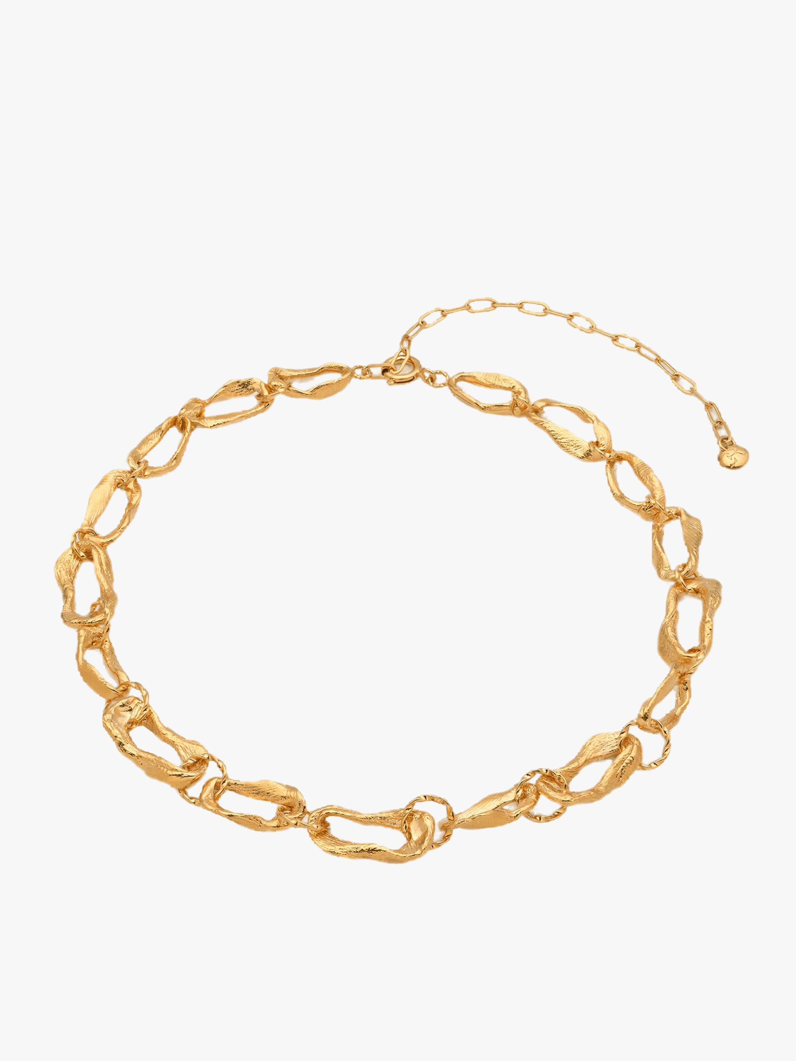 Vacation Chain Choker Necklace Gold in Gold made by Eva Remenyi