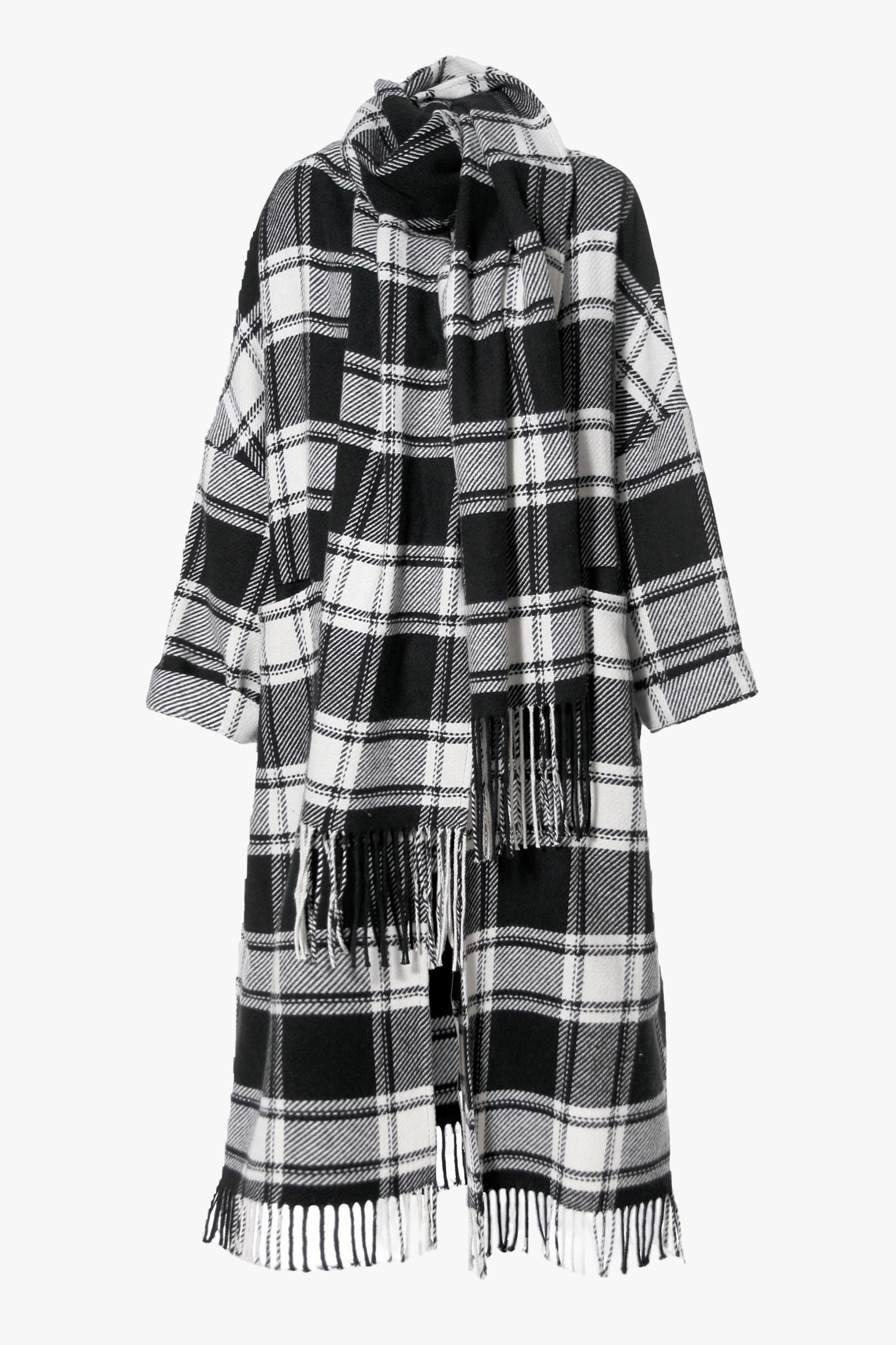 Coat Mischa Domino in Multi color made by HALEWSKI