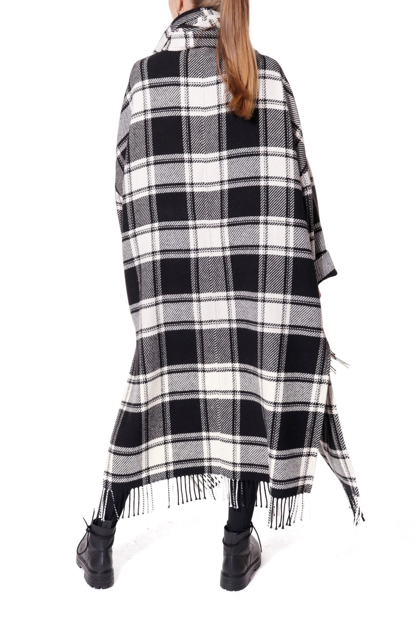 Coat Mischa Domino in Multi color made by HALEWSKI