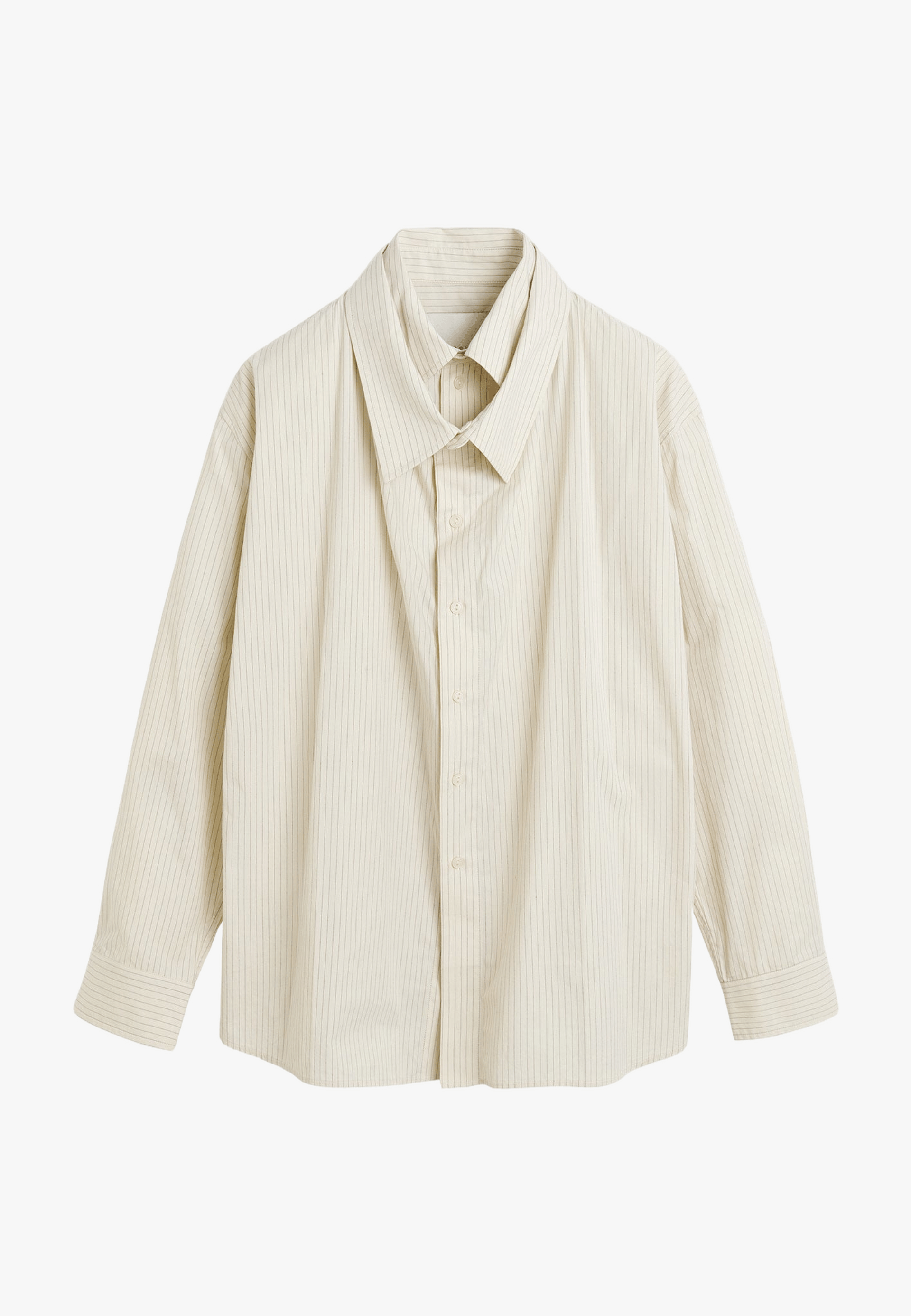 Björg Shirt - Pinstripe Off White made by HERSKIND