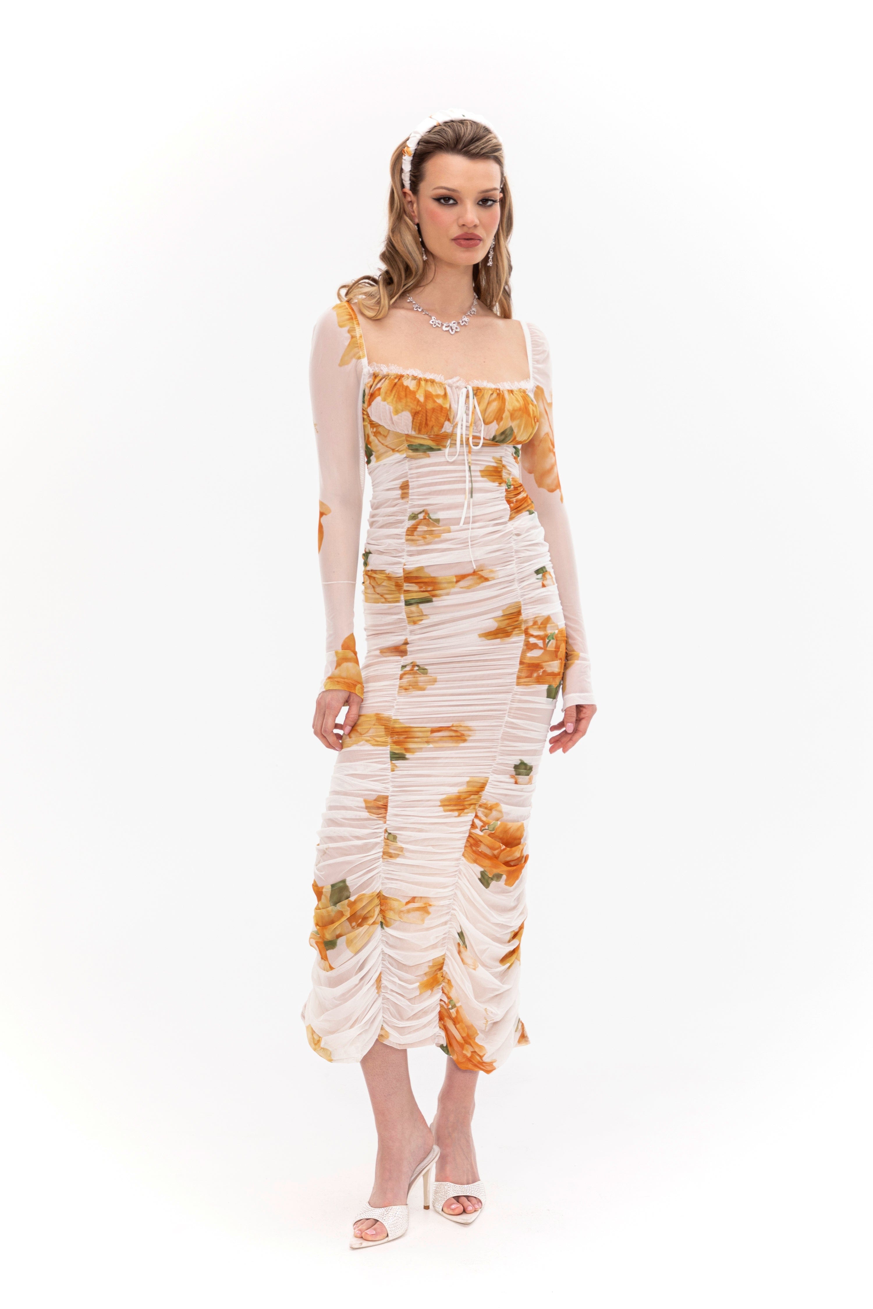 Florentina Dress (Floral) made by Nana Jacqueline