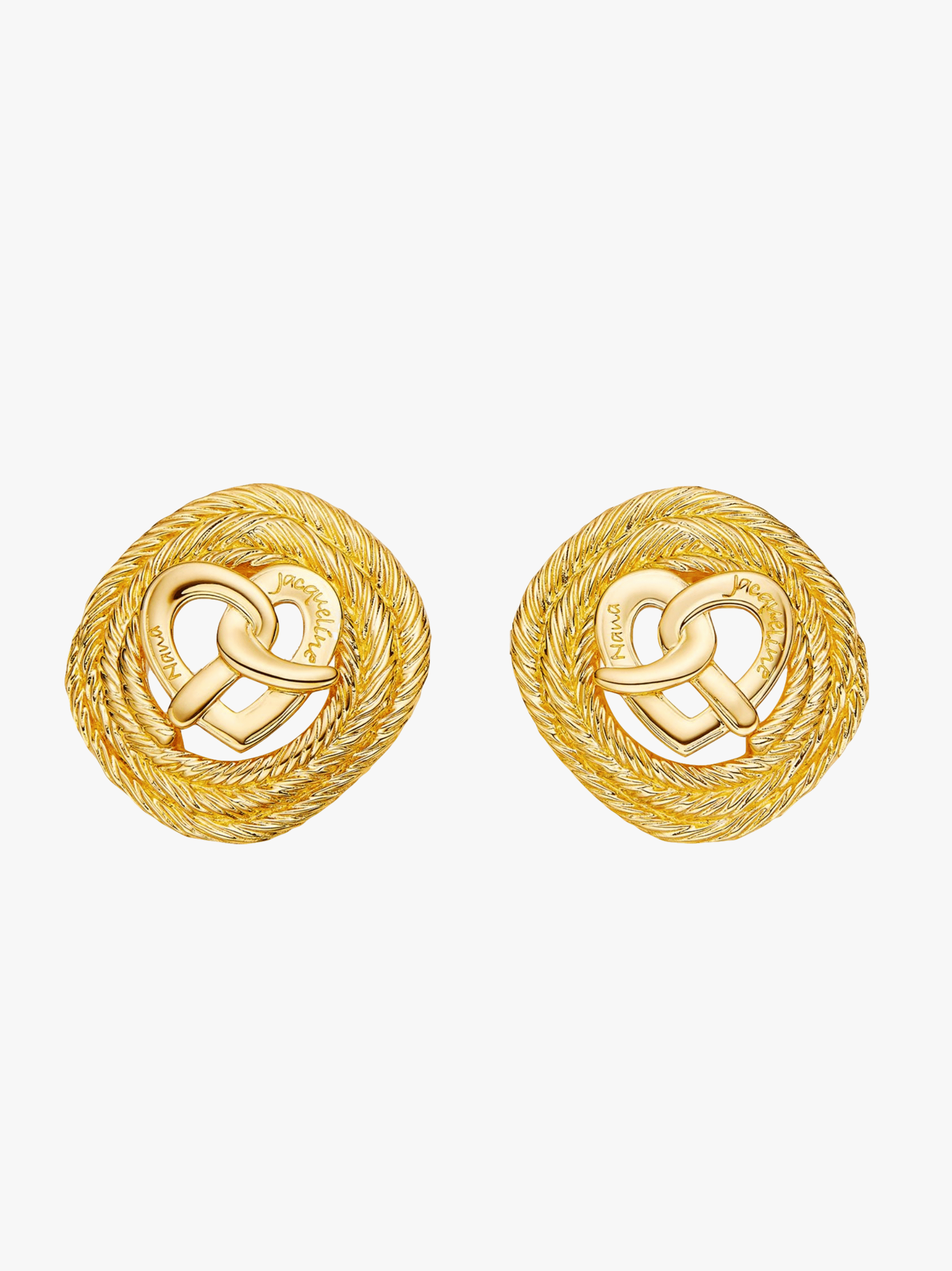 Isabella Earrings in Gold made by Nana Jacqueline