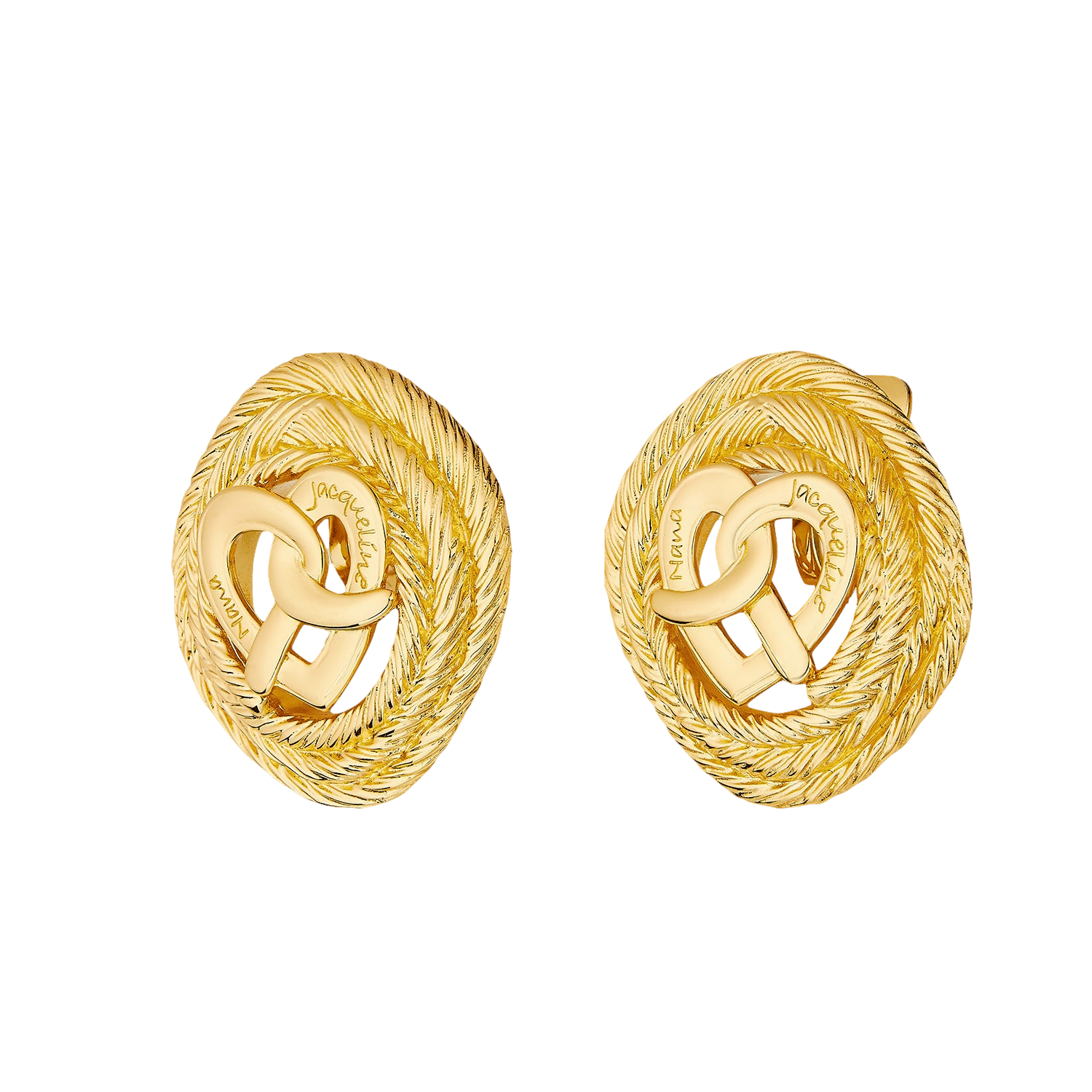 Isabella Earrings in Gold made by Nana Jacqueline