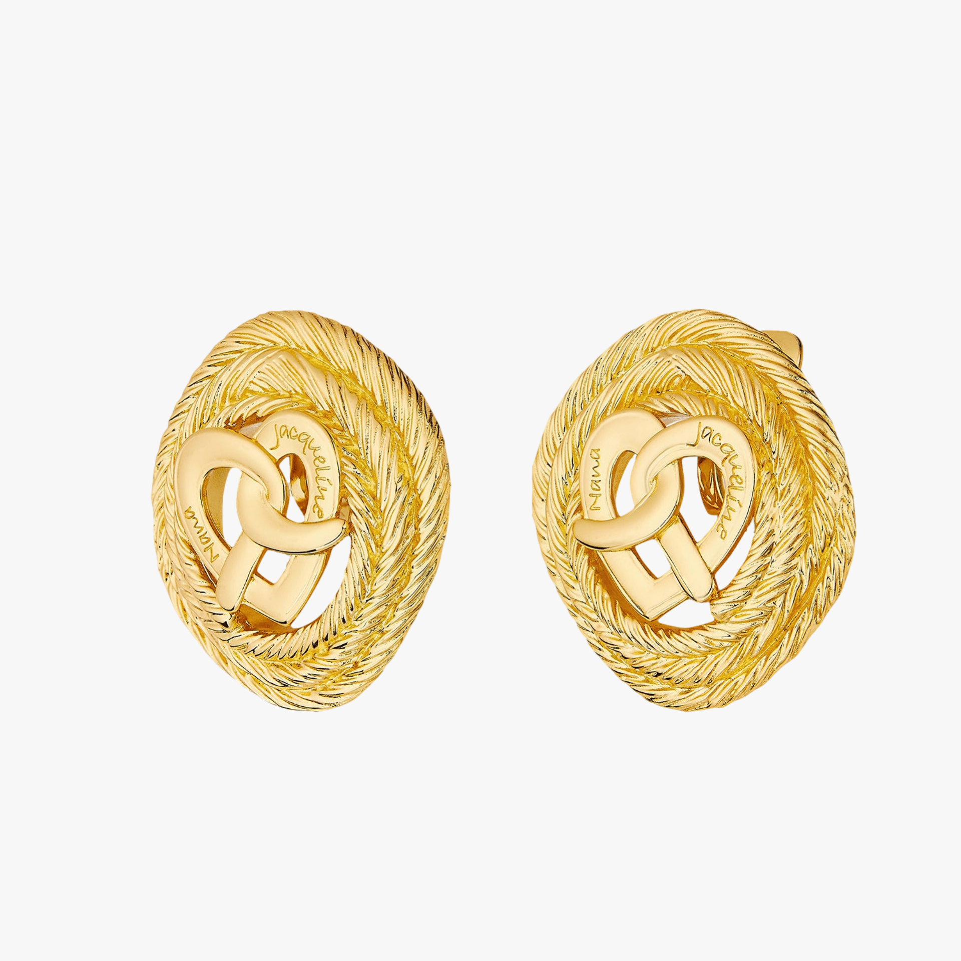 Isabella Earrings in Gold made by Nana Jacqueline