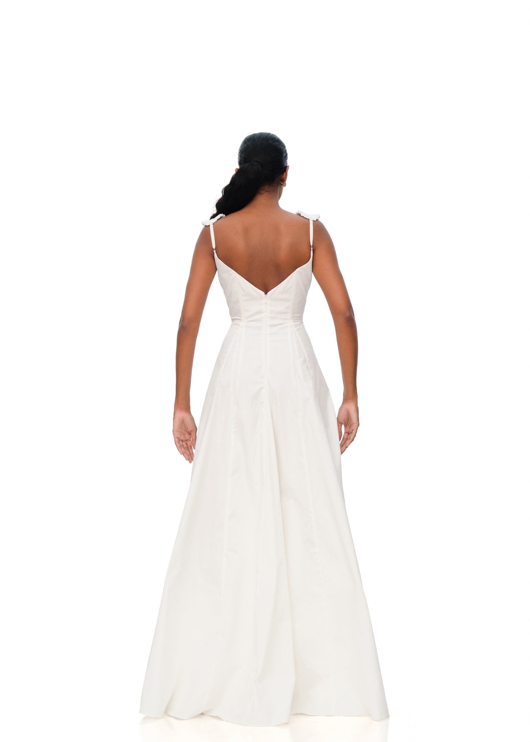VOLA MAXI DRESS - IVORY made by Andrea Iyamah