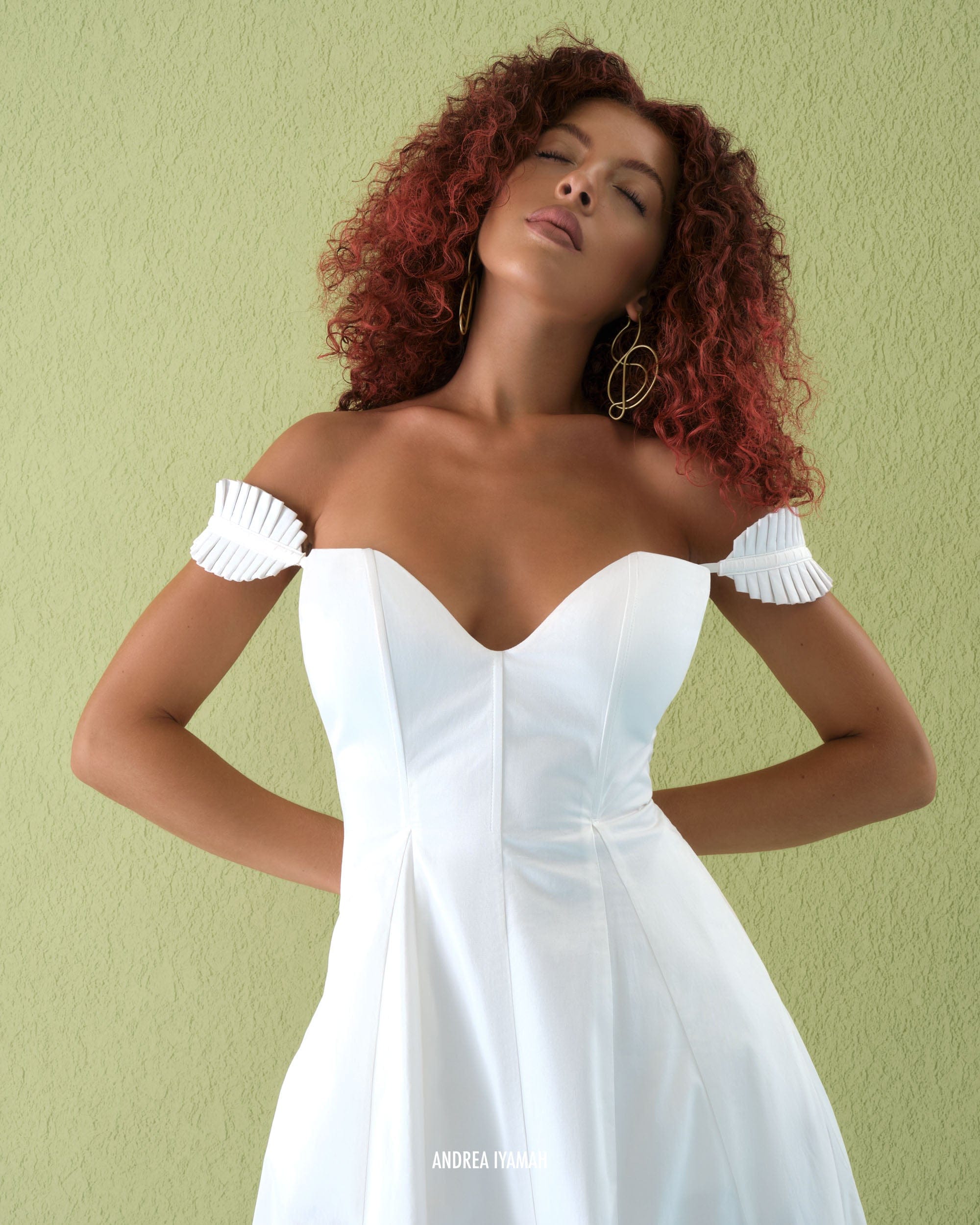 VOLA MAXI DRESS - IVORY made by Andrea Iyamah