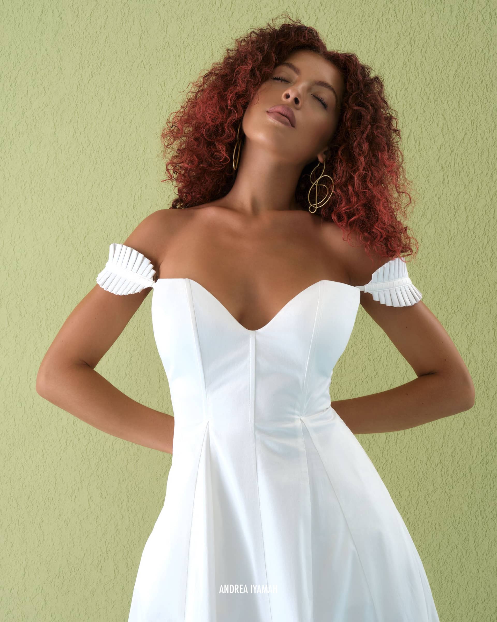 VOLA MAXI DRESS - IVORY made by Andrea Iyamah