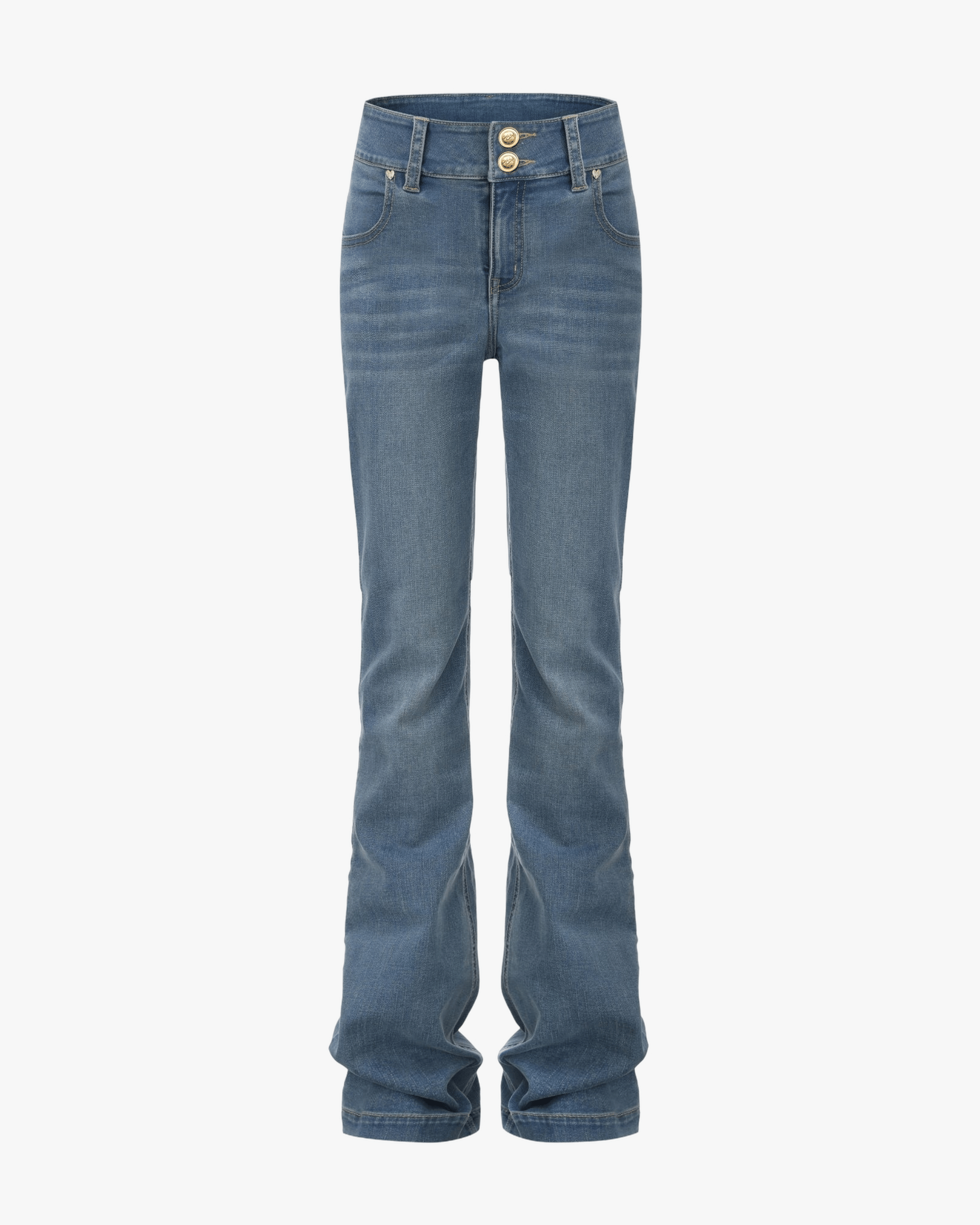 Gia High-Waist Bootcut Jeans made by Nana Jacqueline