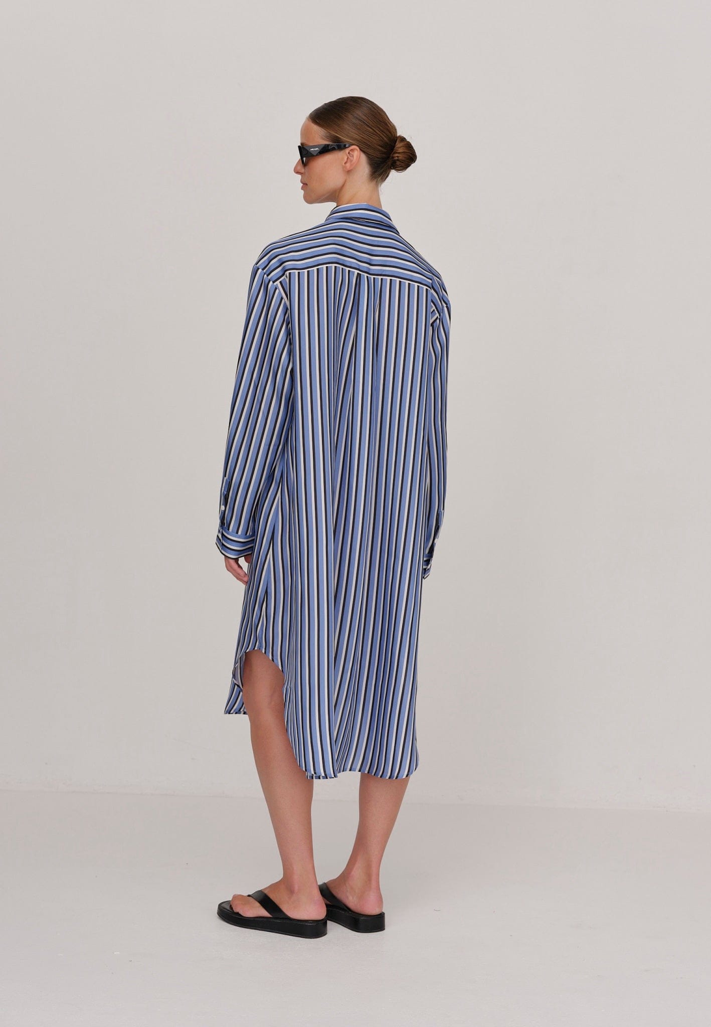 Meyer Dress - Navy Blue Stripe made by HERSKIND