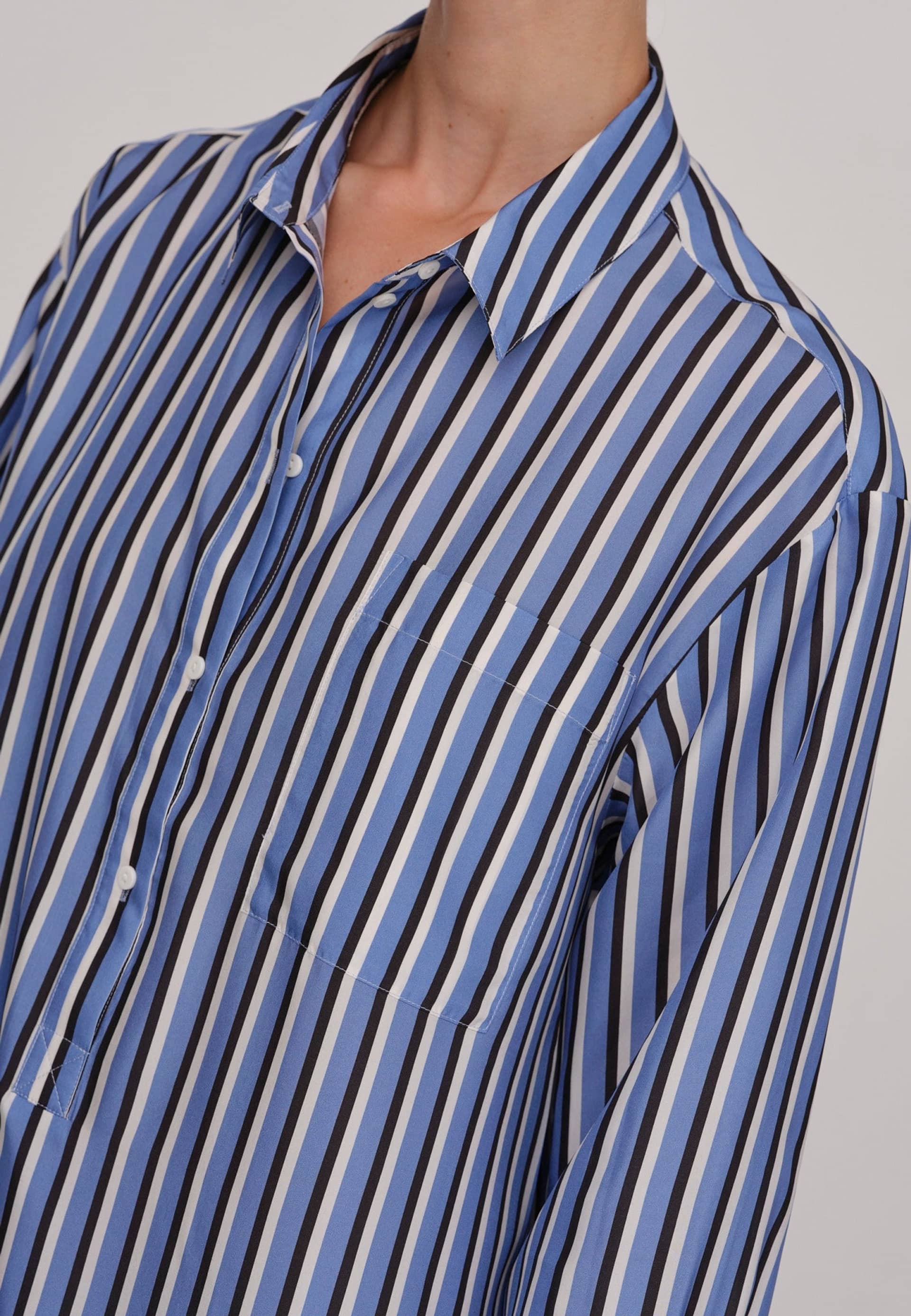 Meyer Dress - Navy Blue Stripe made by HERSKIND