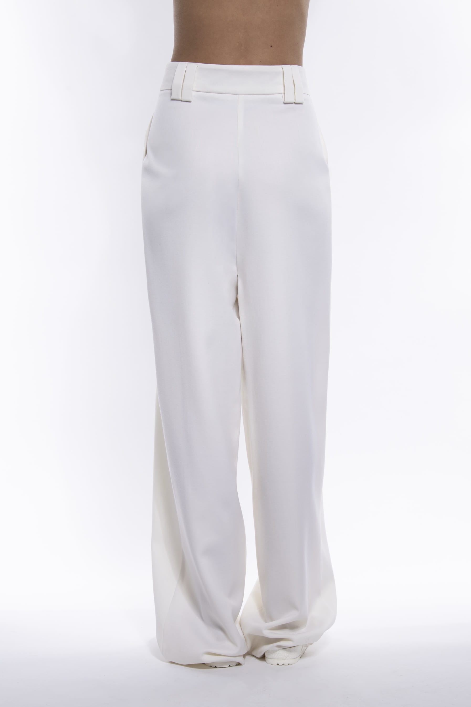 White Dream Trousers in White made by Vestiaire d'un Oiseau Libre