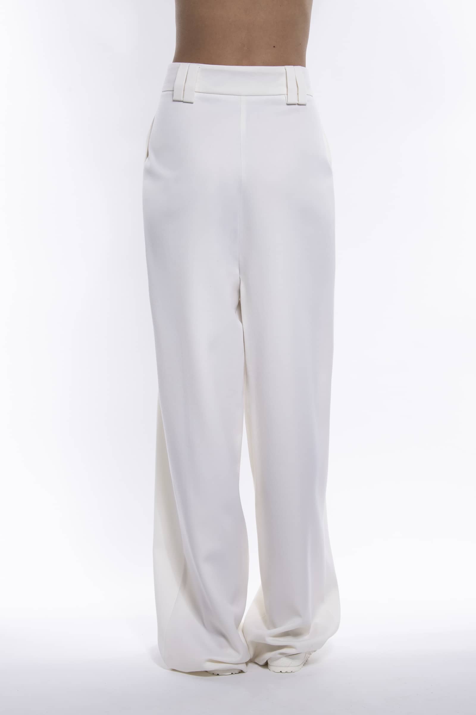 White Dream Trousers in White made by Vestiaire d'un Oiseau Libre