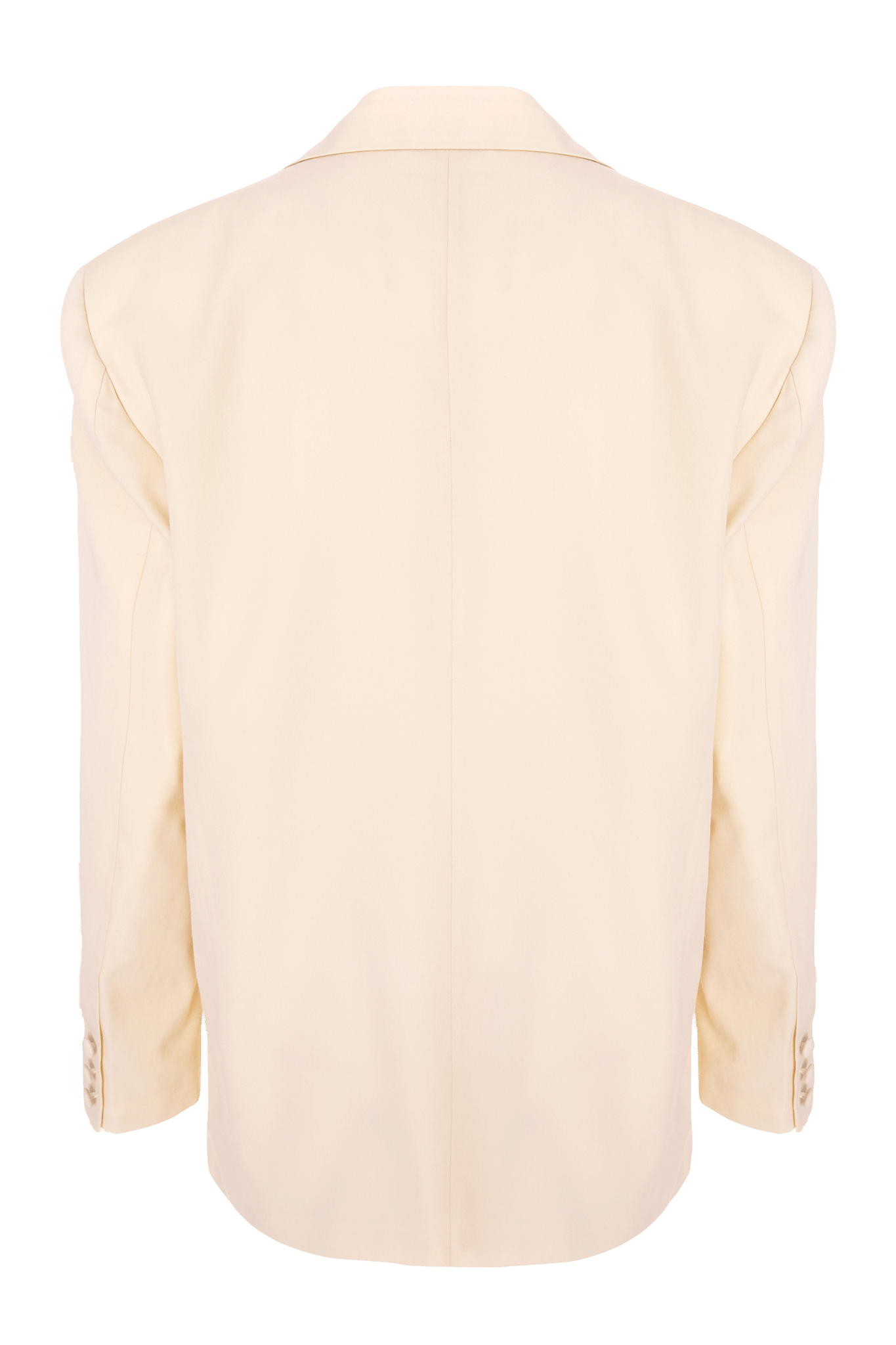 Classic Oversize Blazer in White made by Aureliana