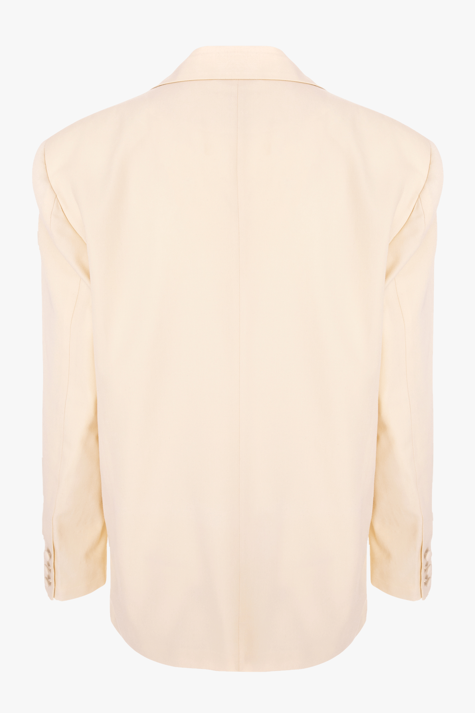 Classic Oversize Blazer in White made by Aureliana