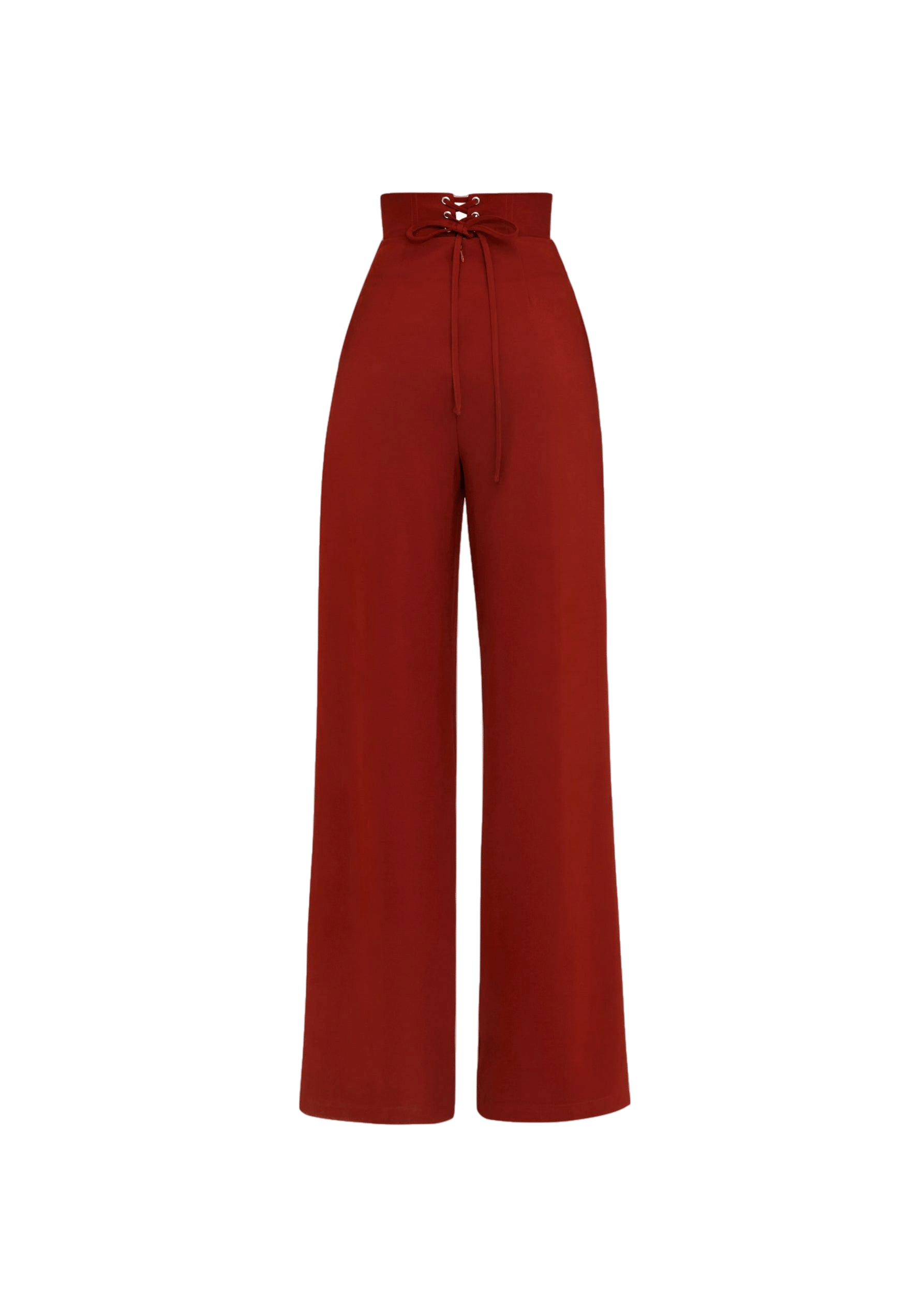 VIRA POMEGRANATE PANTS made by Andrea Iyamah