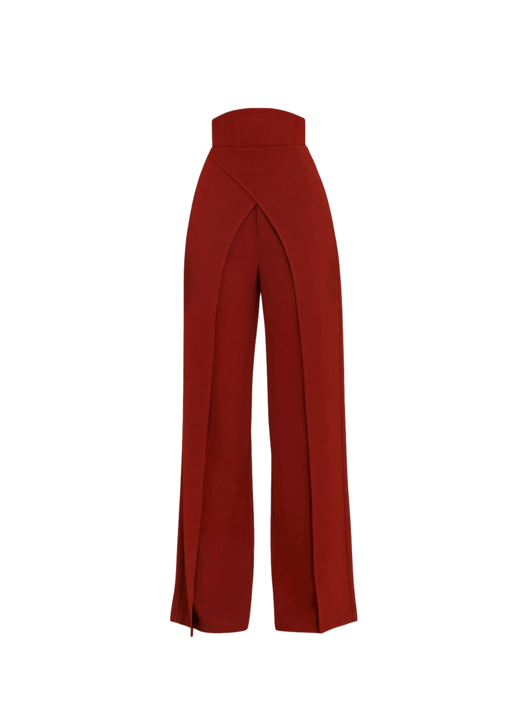 VIRA POMEGRANATE PANTS made by Andrea Iyamah