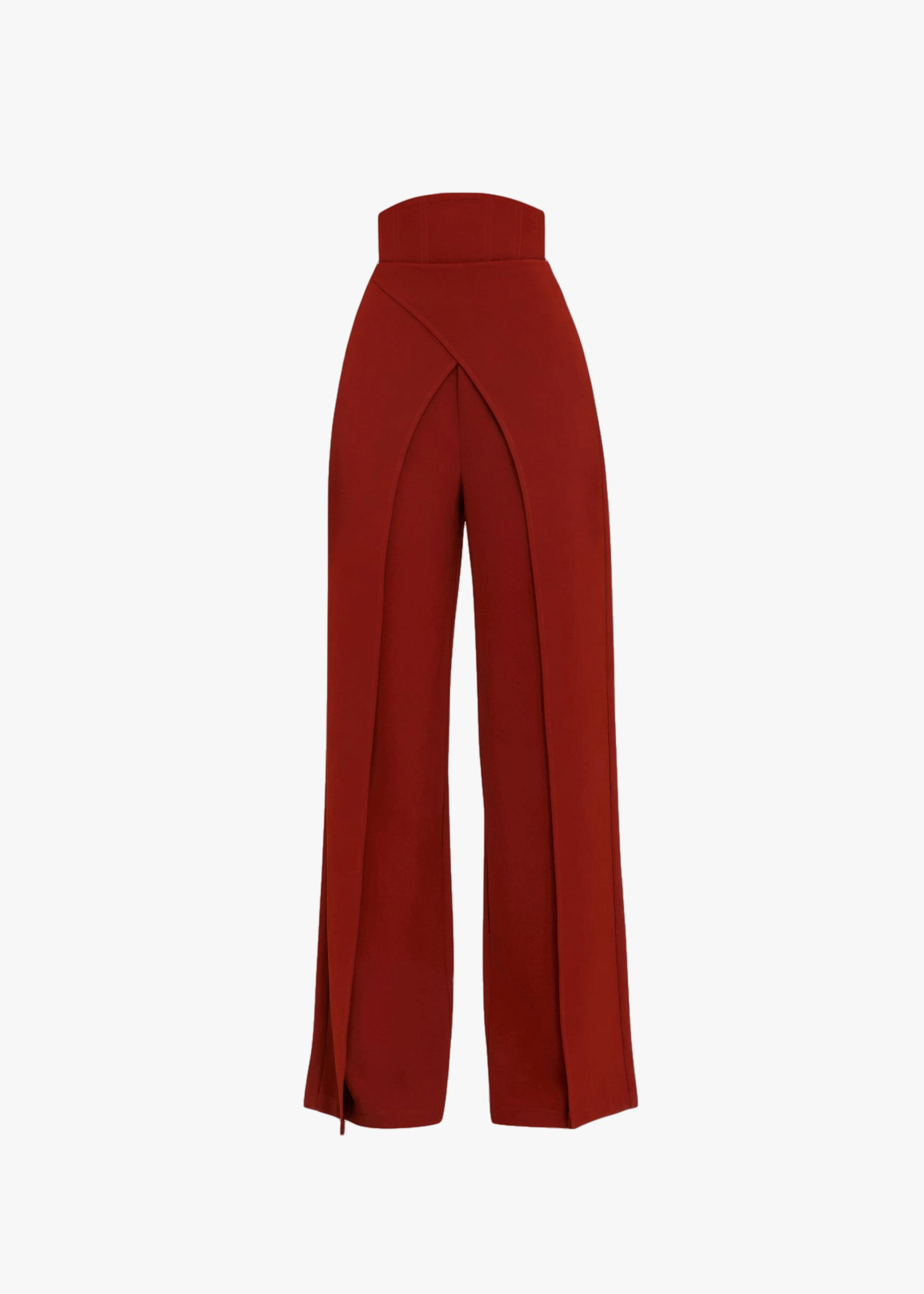 VIRA POMEGRANATE PANTS made by Andrea Iyamah