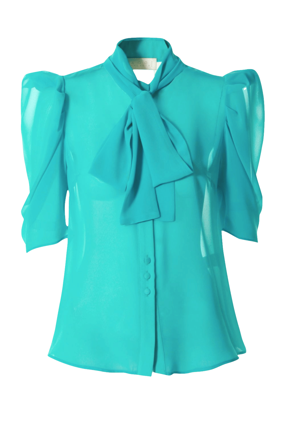 Blouse Angel Turquoise in Blue made by HALEWSKI