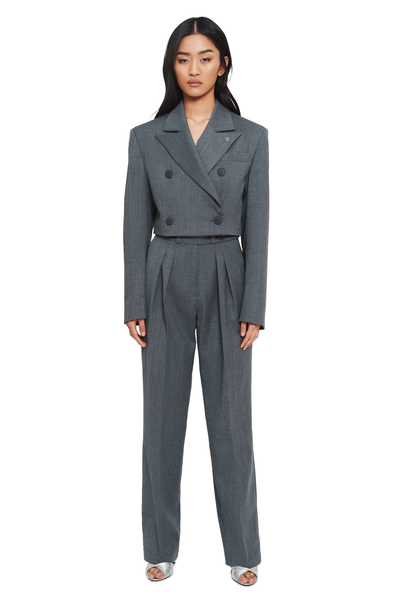 GRAY TROUSERS made by BENU Studio